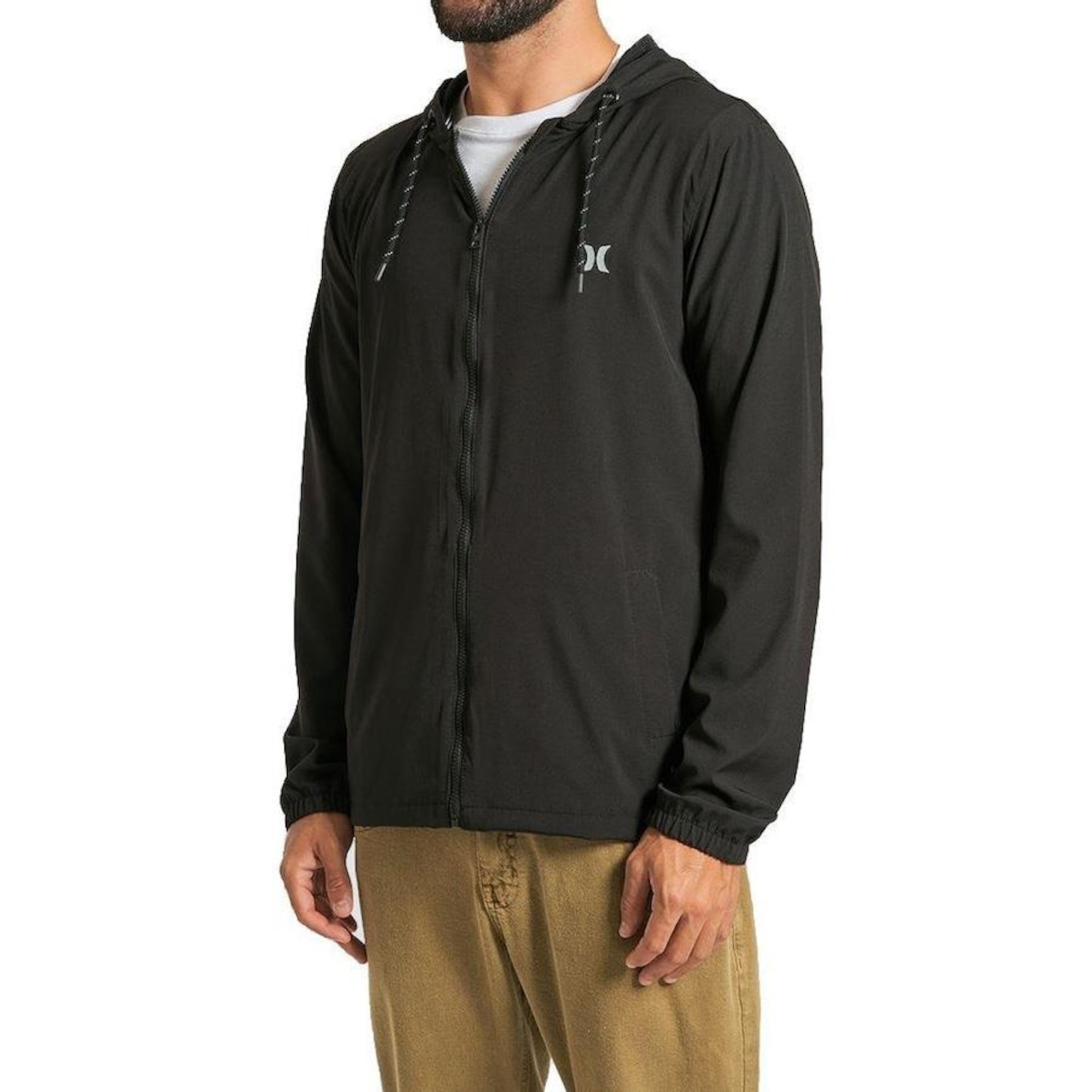 Jaqueta com Capuz Hurley Windbreaker Cold - Masculina - Foto 2