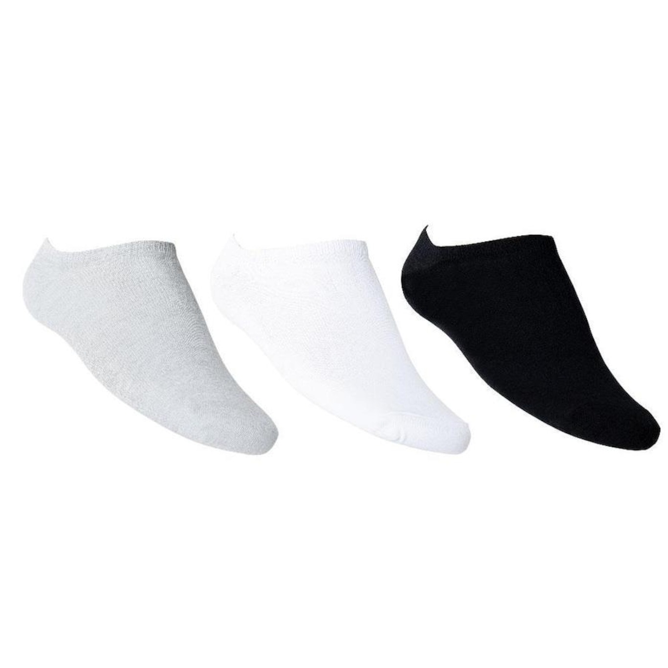 Kit de Meias Sapatilha Keny KN22 - 39 ao 43 - Masculino - 3 Pares - Foto 1