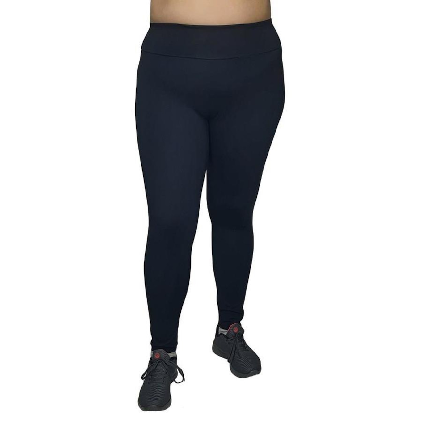 Calça Legging Selene Suplex Básica Plus Size - Feminina - Foto 1