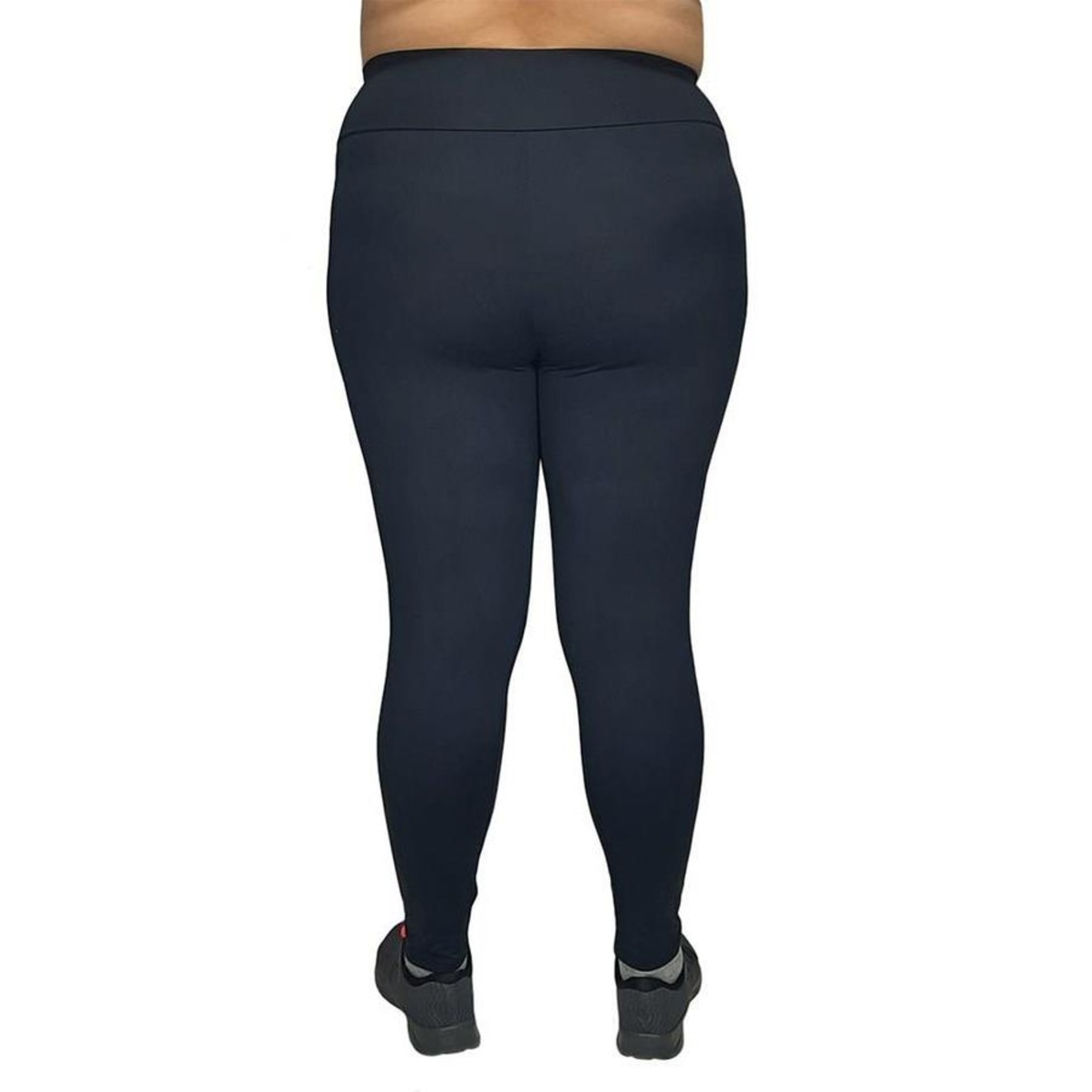 Calça Legging Selene Suplex Básica Plus Size - Feminina - Foto 2