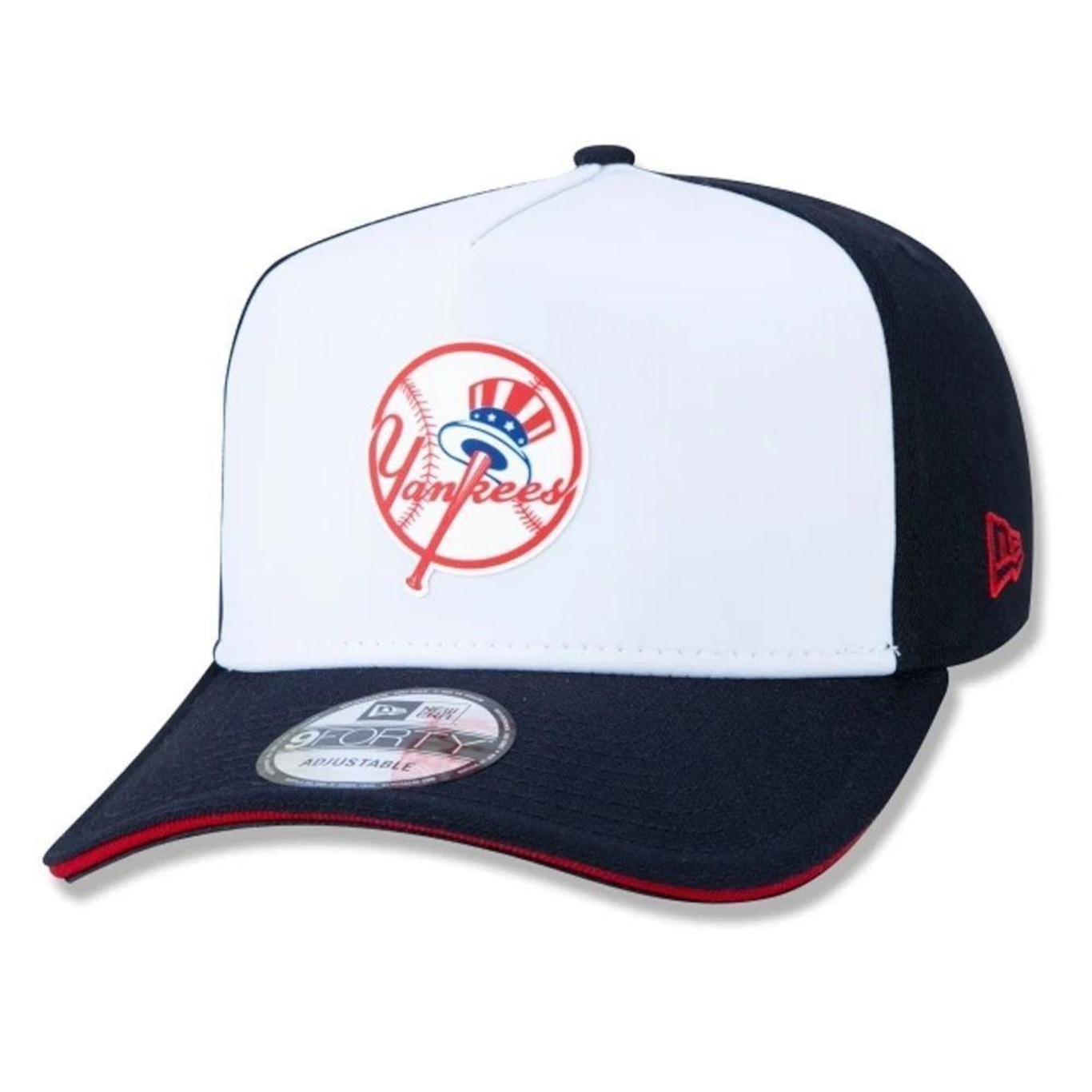 Boné Aba Curva New Era New York Yankees 940 A-Frame Soccer Style Logo - Snapback - Adulto - Foto 1