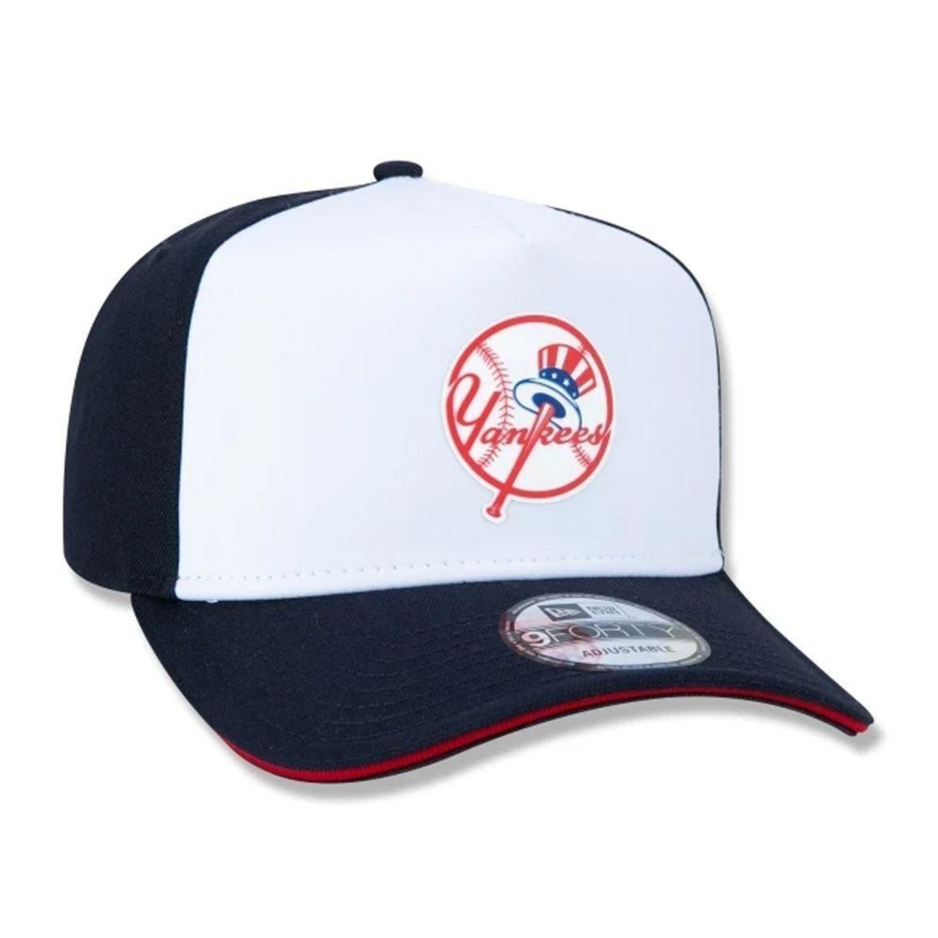 Boné Aba Curva New Era New York Yankees 940 A-Frame Soccer Style Logo - Snapback - Adulto - Foto 4