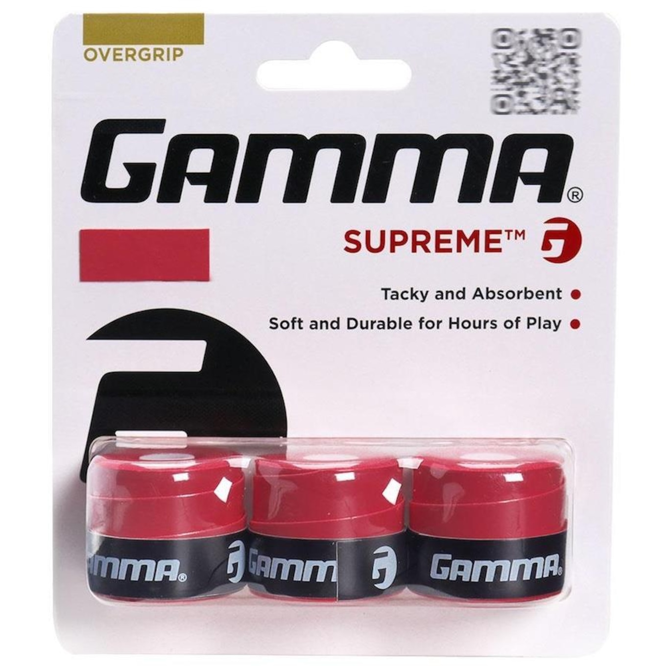 Overgrip Gamma Supreme com 03 unidades - Foto 1