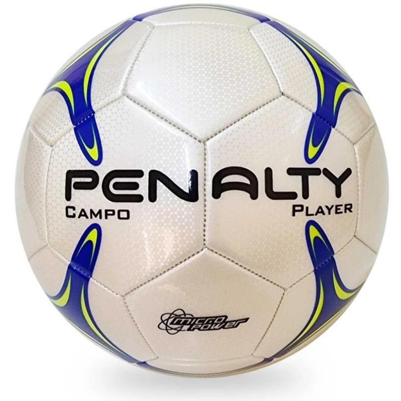 Bola de Futebol Campo Penalty Torcida XXI - Branco+Preto