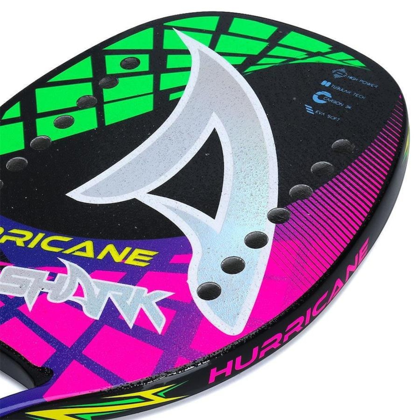 Raquete de Beach Tennis Shark Hurricane - Adulto - Foto 2