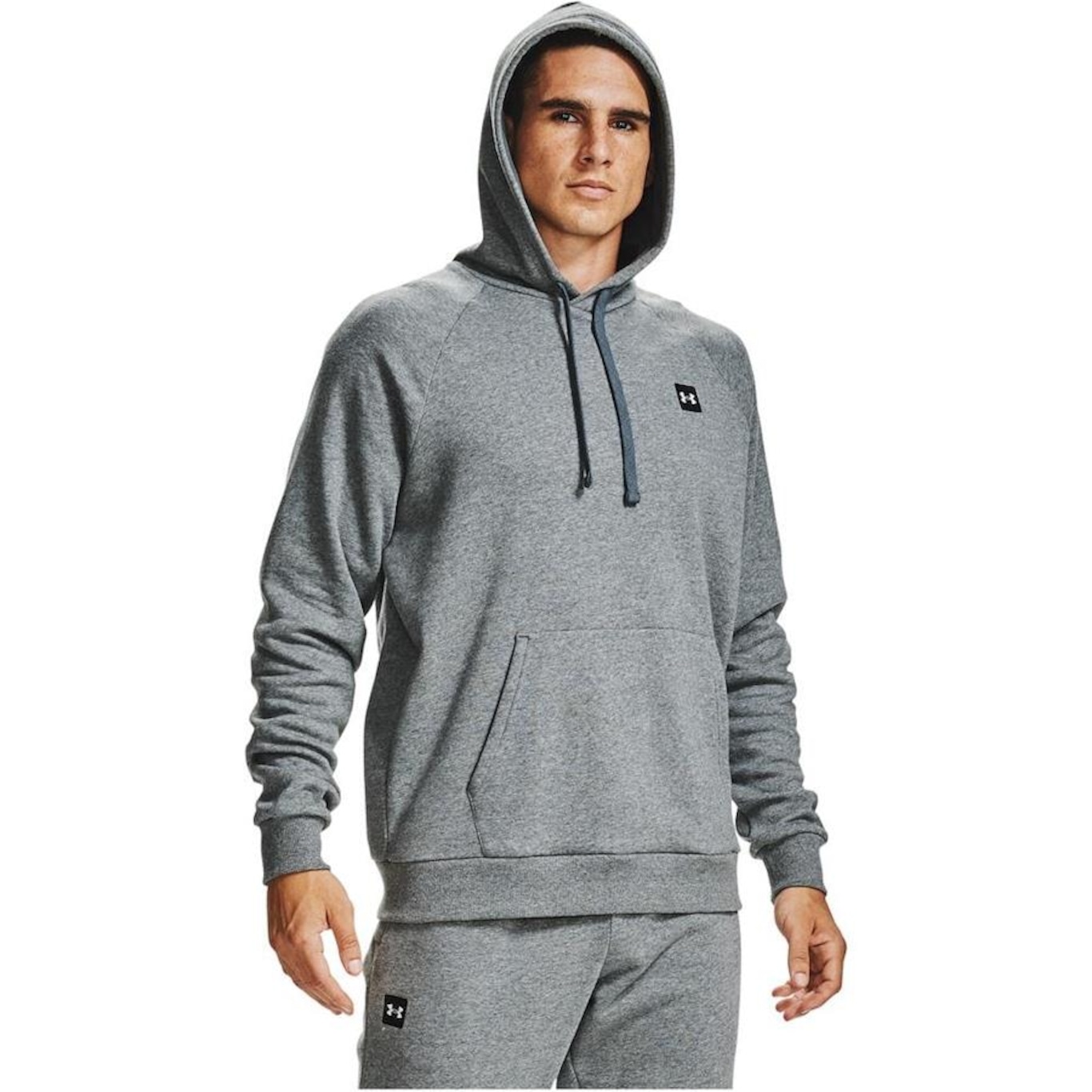 Blusão de Moletom com Capuz Under Armour Rival Fleece Hoodie  - Masculino - Foto 1