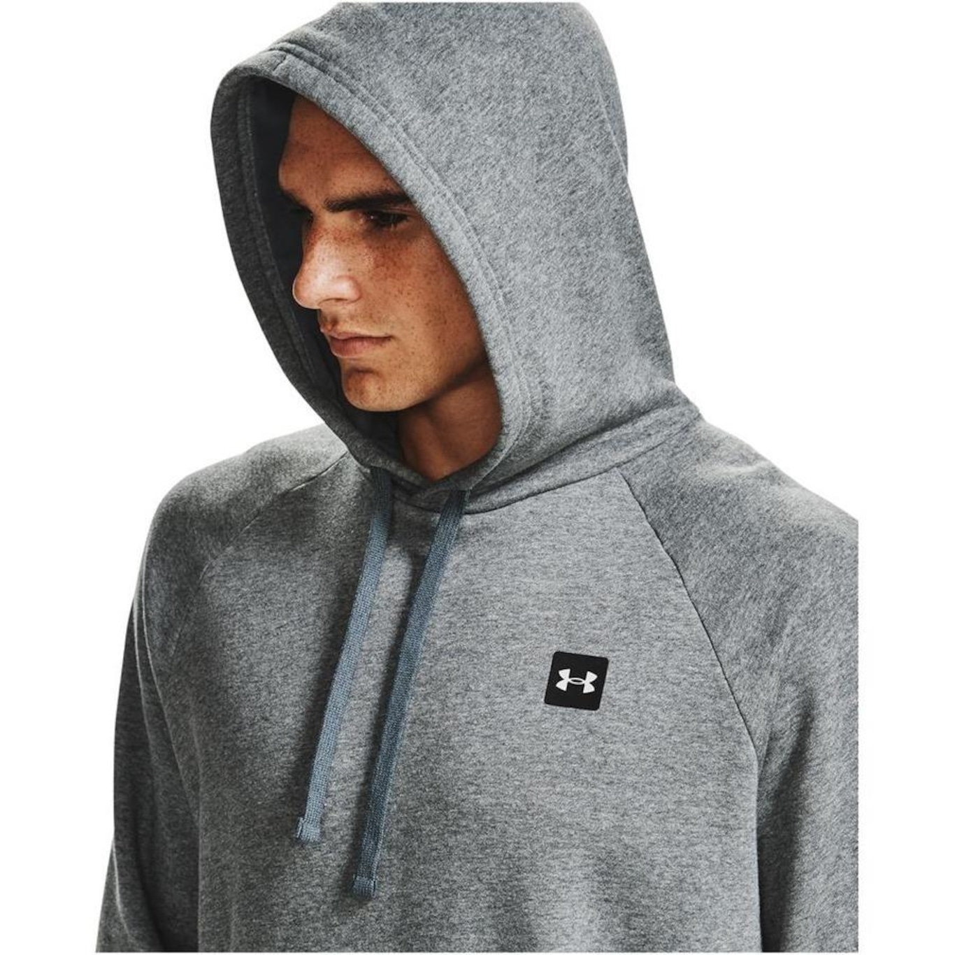 Blusão de Moletom com Capuz Under Armour Rival Fleece Hoodie  - Masculino - Foto 4