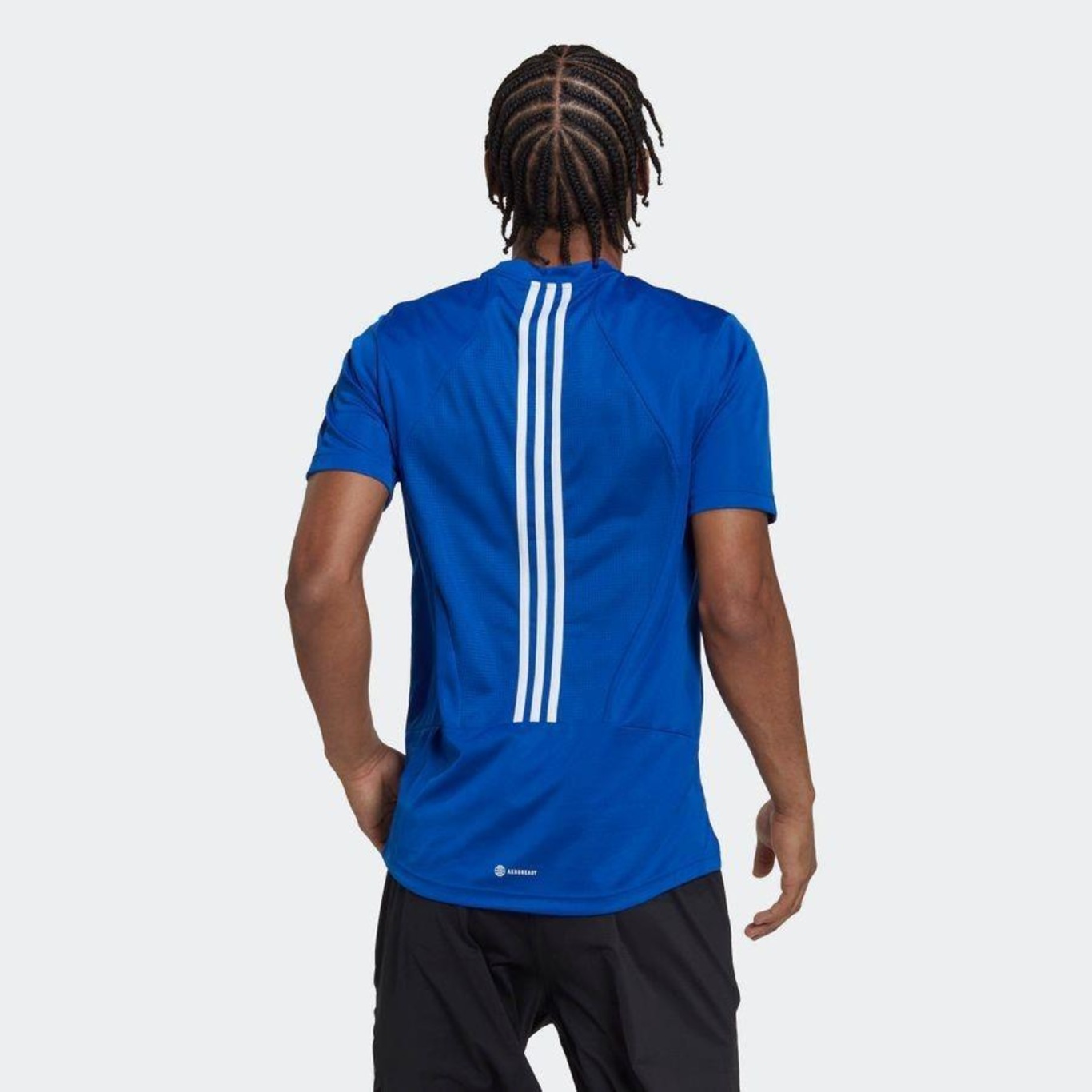 Camiseta adidas Treino AEROREADY HIIT Back 3-Stripes - Masculina