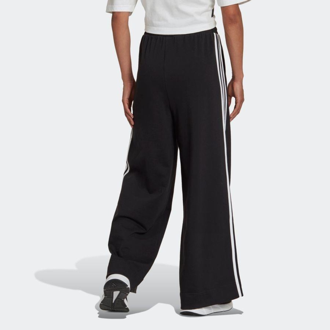 Calça adidas Essentials Wide Leg 3-Stripes - Feminina | Centauro