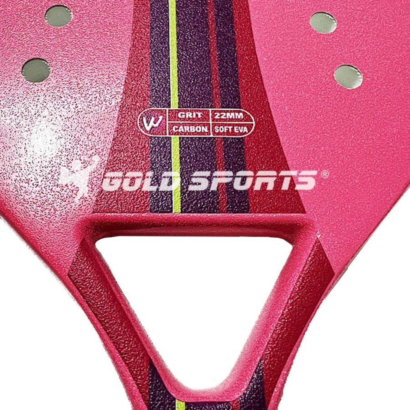 Raquete de Beach Tennis Gold Sports Female Advance Camewin II com Capa - Foto 3