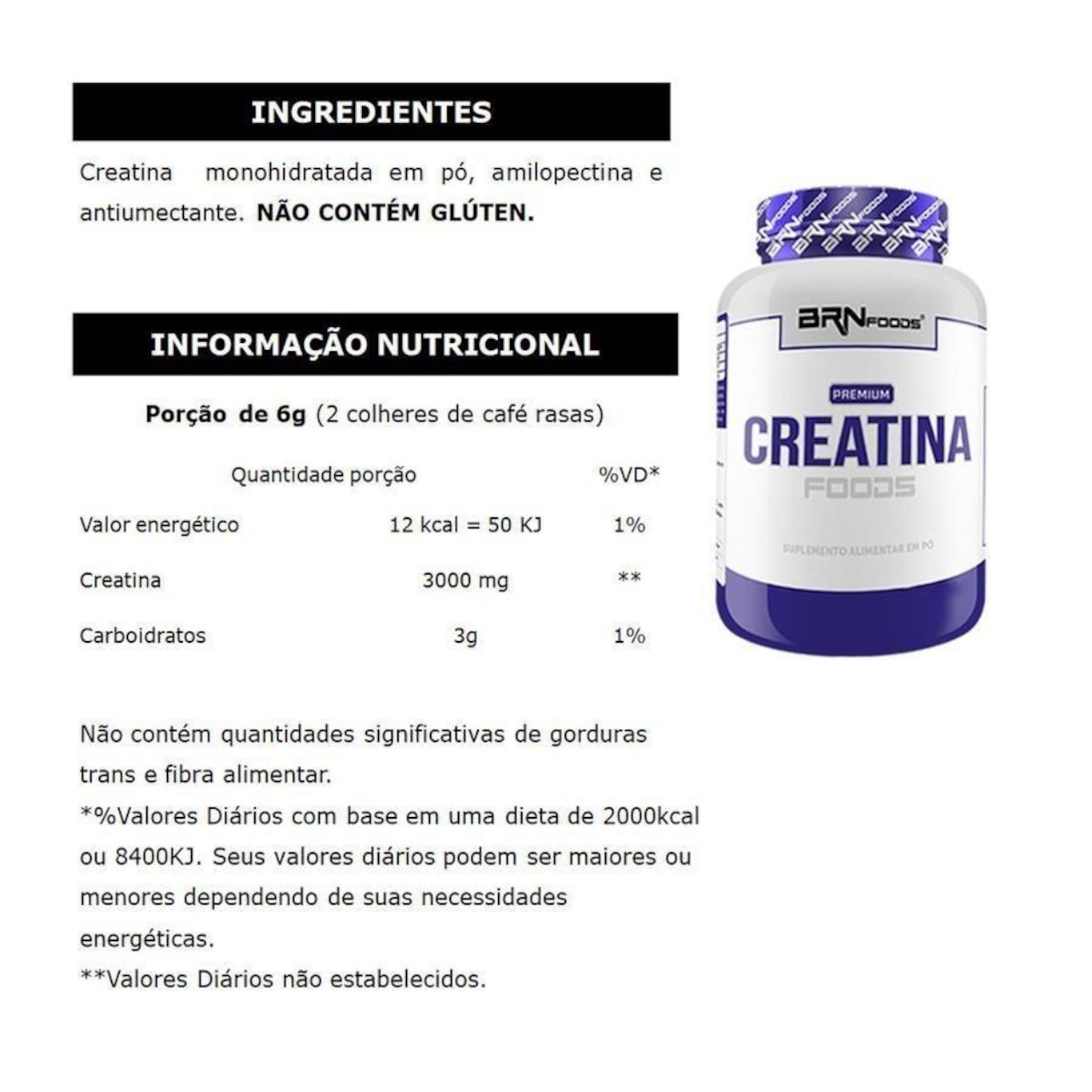 Kit 2x Whey Foods Baunilha + Chocolate 900g + BCAA Fit 100g + Premium Creatina 100g + Coqueteleira - Foto 4