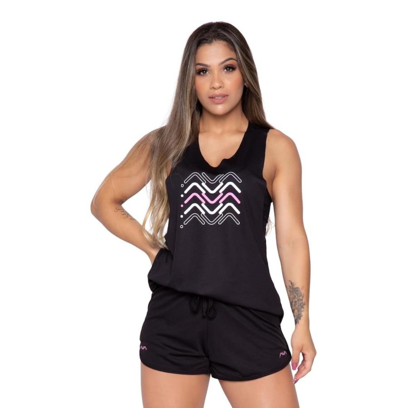 Camiseta Regata AVA Fitness Fitness Dry - Feminina - Foto 1