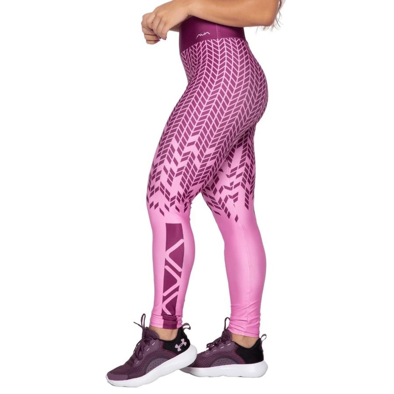 Calça Legging AVA Fitness Wear Sublimada - Feminina - Foto 2