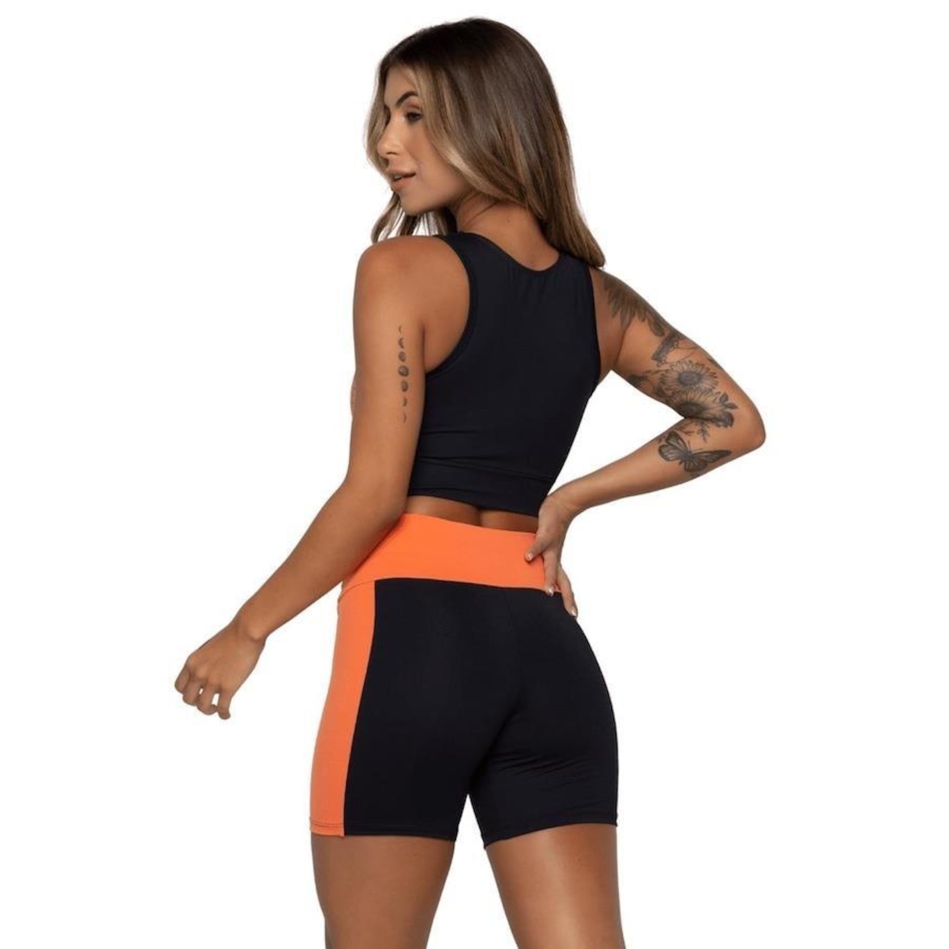 Top Fitness AVA Fitness Wear Suplex Frente - Adulto - Foto 6