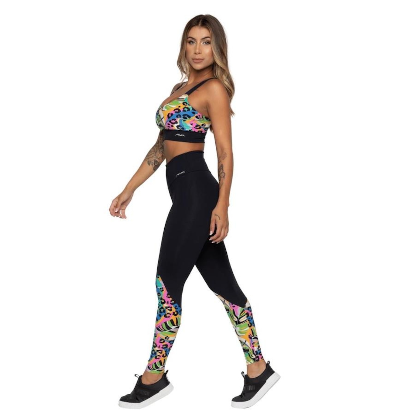 Top Fitness AVA Fitness Wear Suplex Alça Elástico Embutido - Adulto - Foto 5