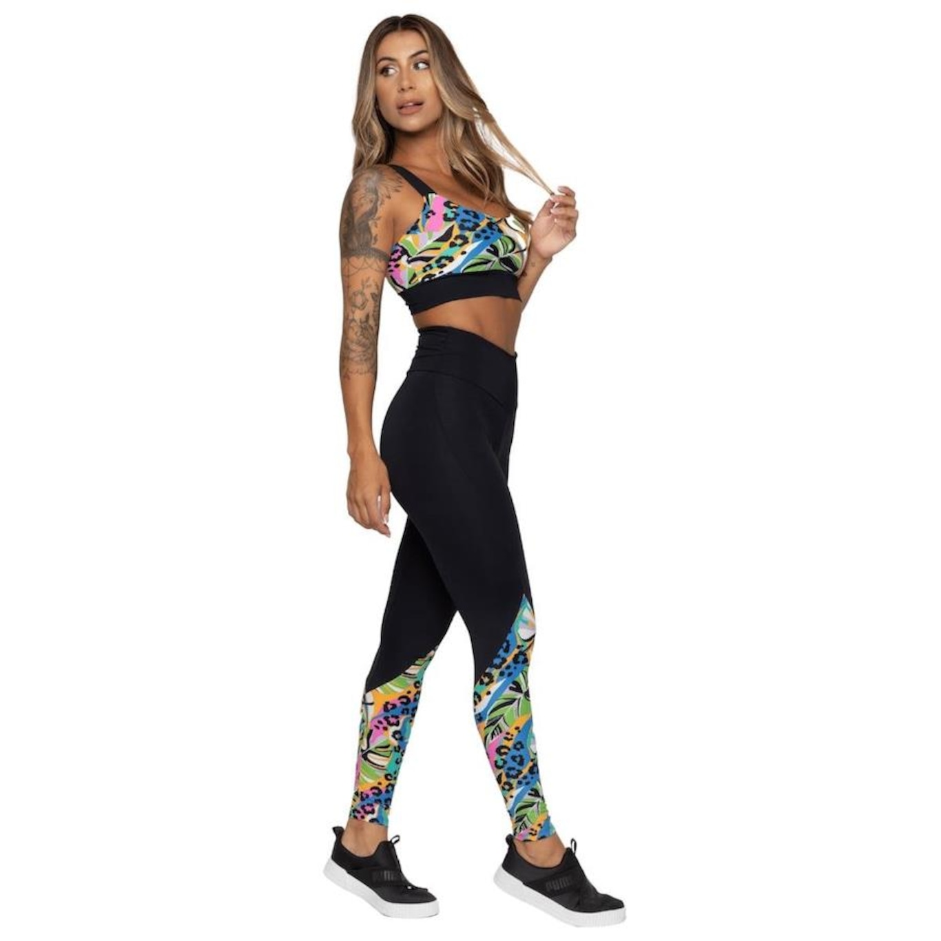 Top Fitness AVA Fitness Wear Suplex Alça Elástico Embutido - Adulto - Foto 6