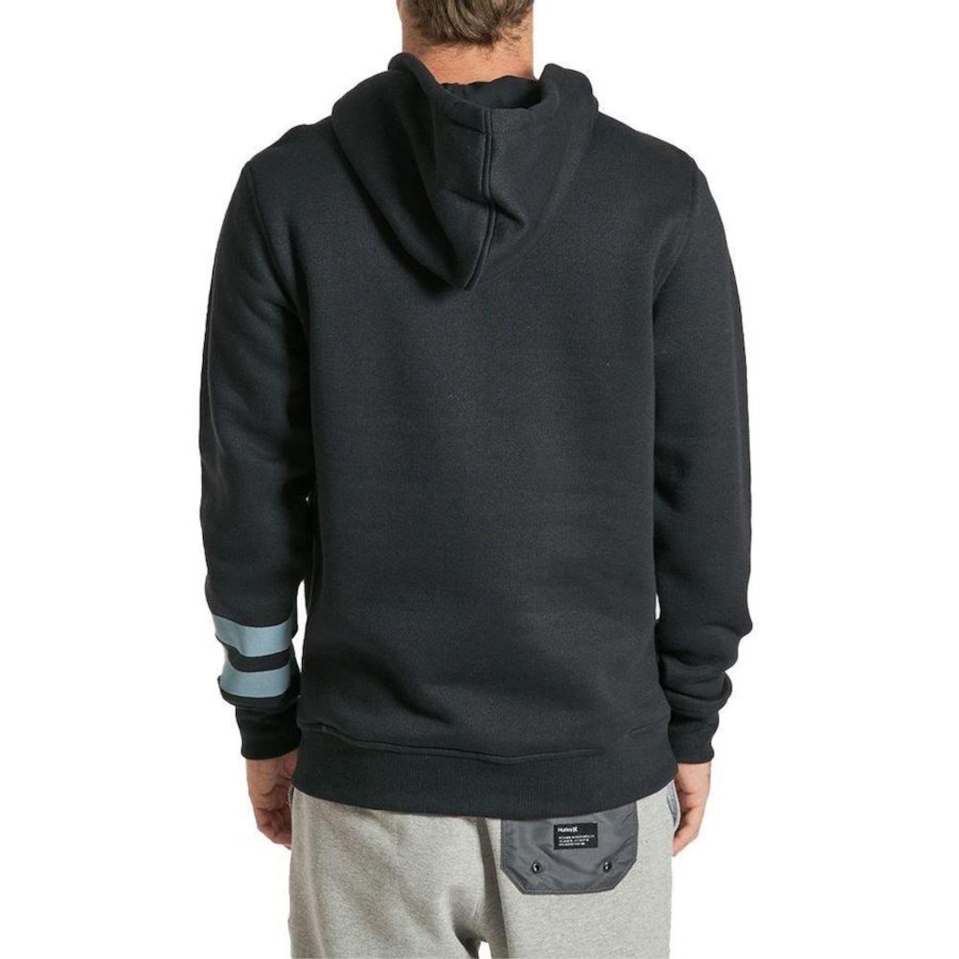 Blusão Com Capuz Hurley Canguru Layers Oversize - Masculino - Foto 2