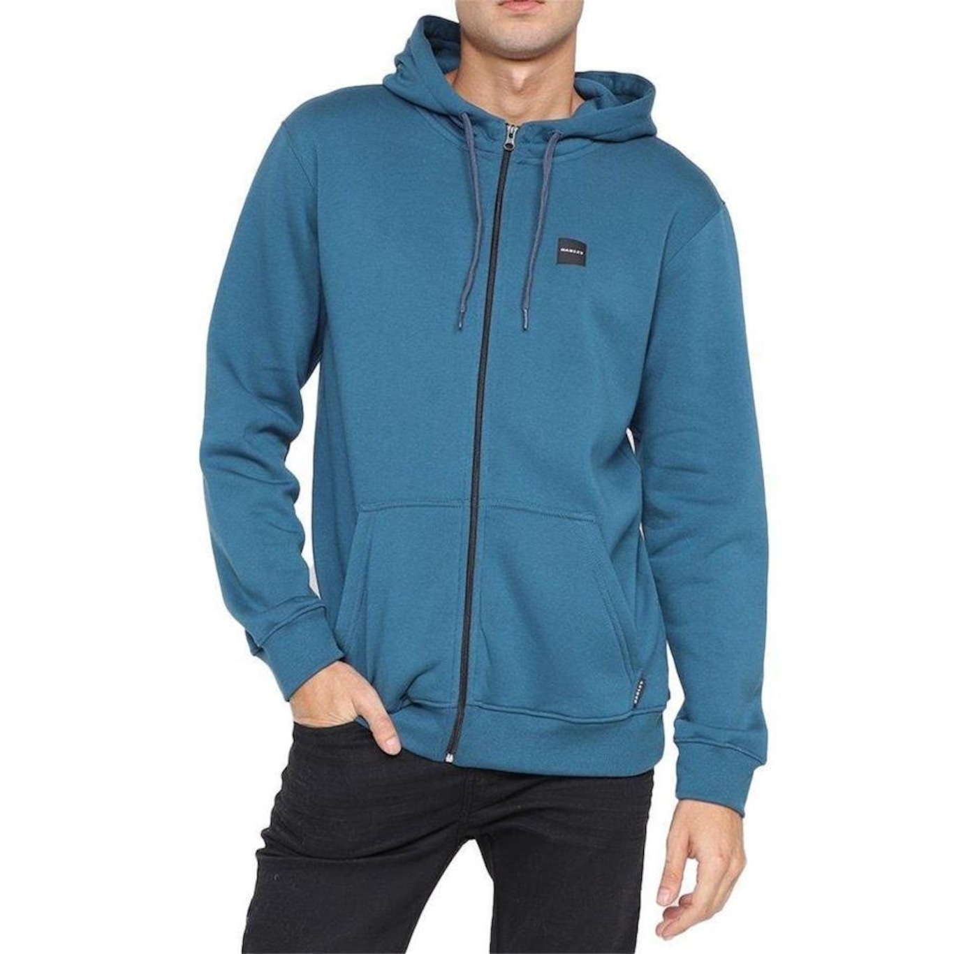 Blusão de Moletom com Capuz Oakley Patch 2.0 F/Z Hoodie - Masculino - Foto 1