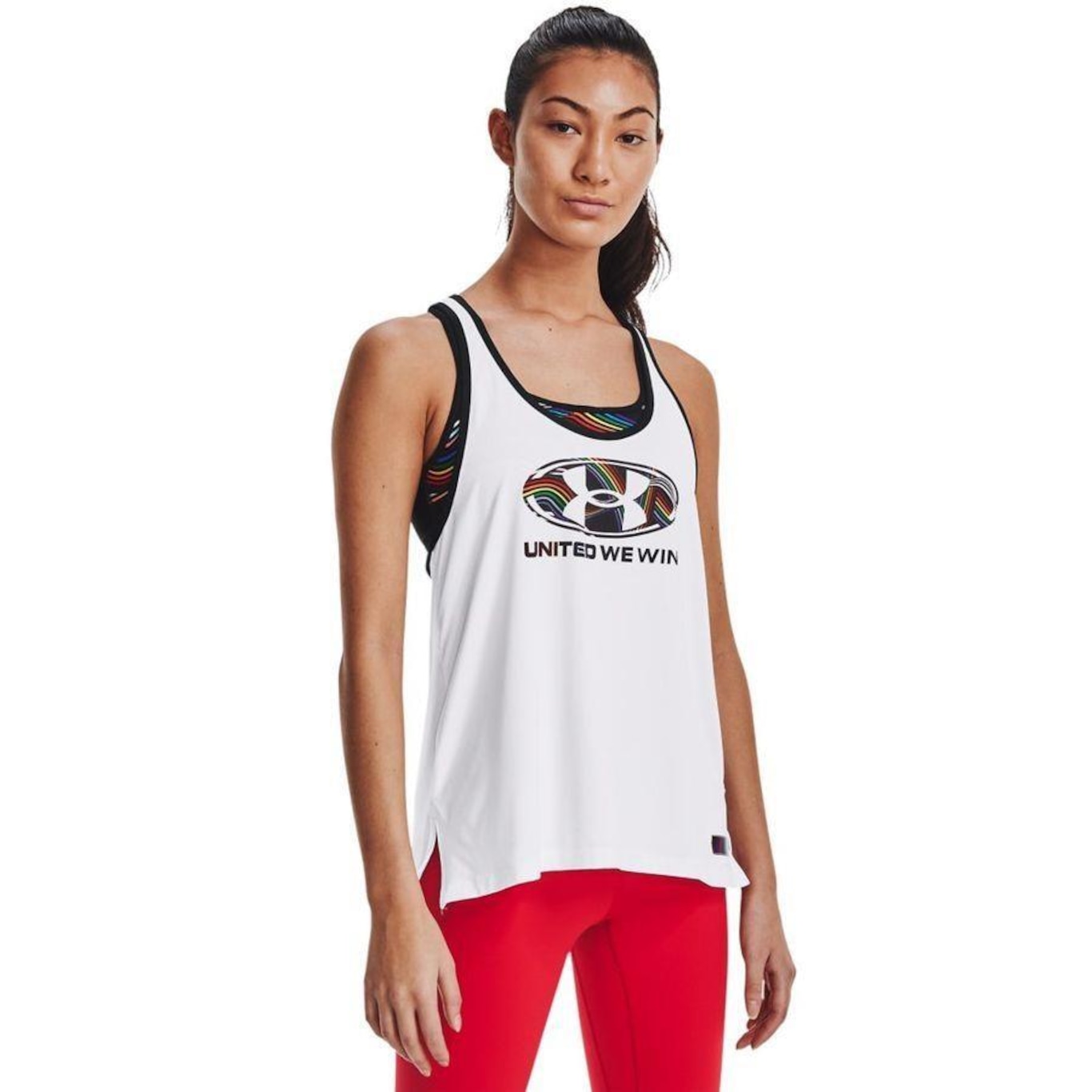 Camiseta Regata de Treino Under Armour Pride Knockout - Feminina - Foto 5