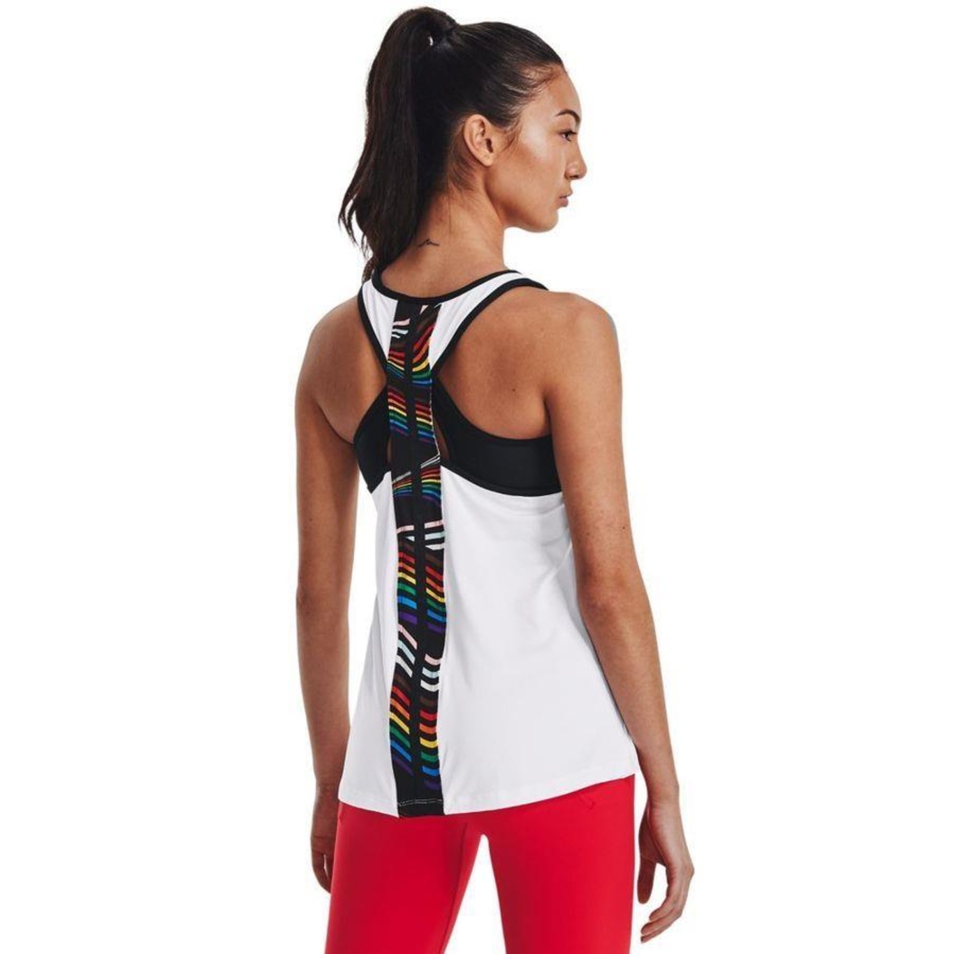 Camiseta Regata de Treino Under Armour Pride Knockout - Feminina - Foto 6