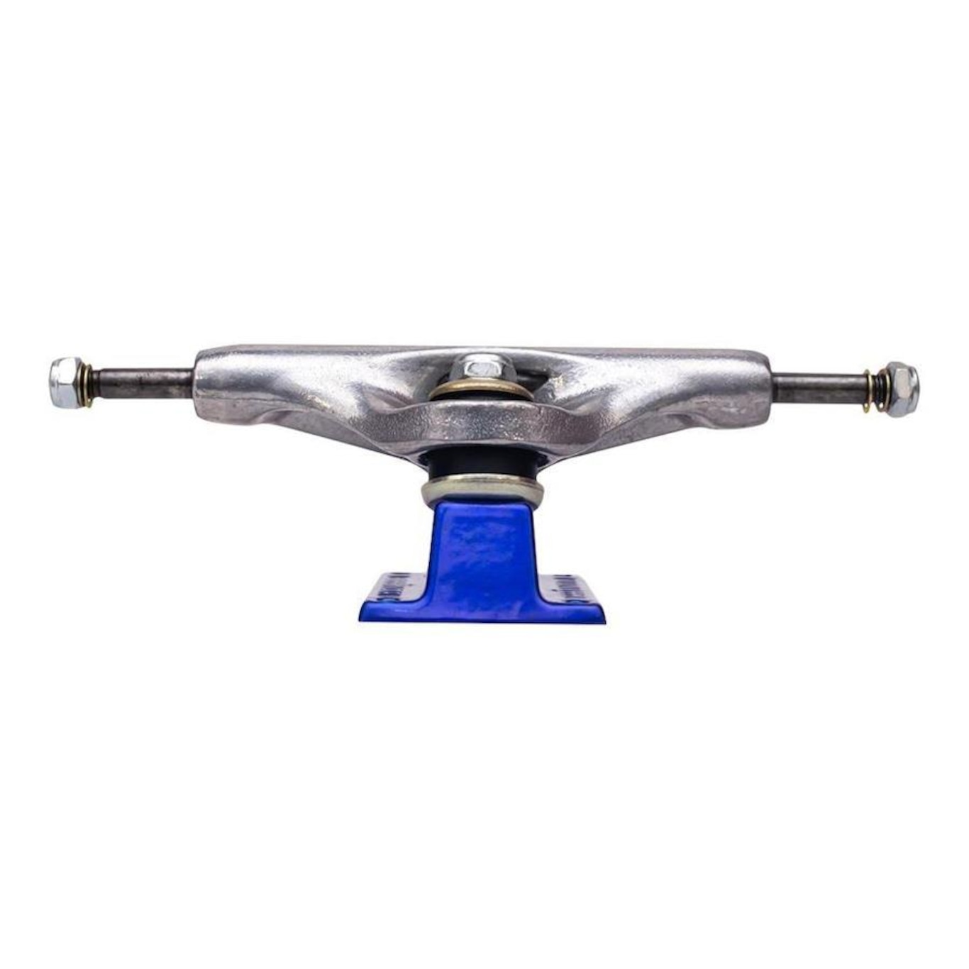 Truck de Skate Stronger Essência 129mm Prata Base Azul - Par - Foto 2