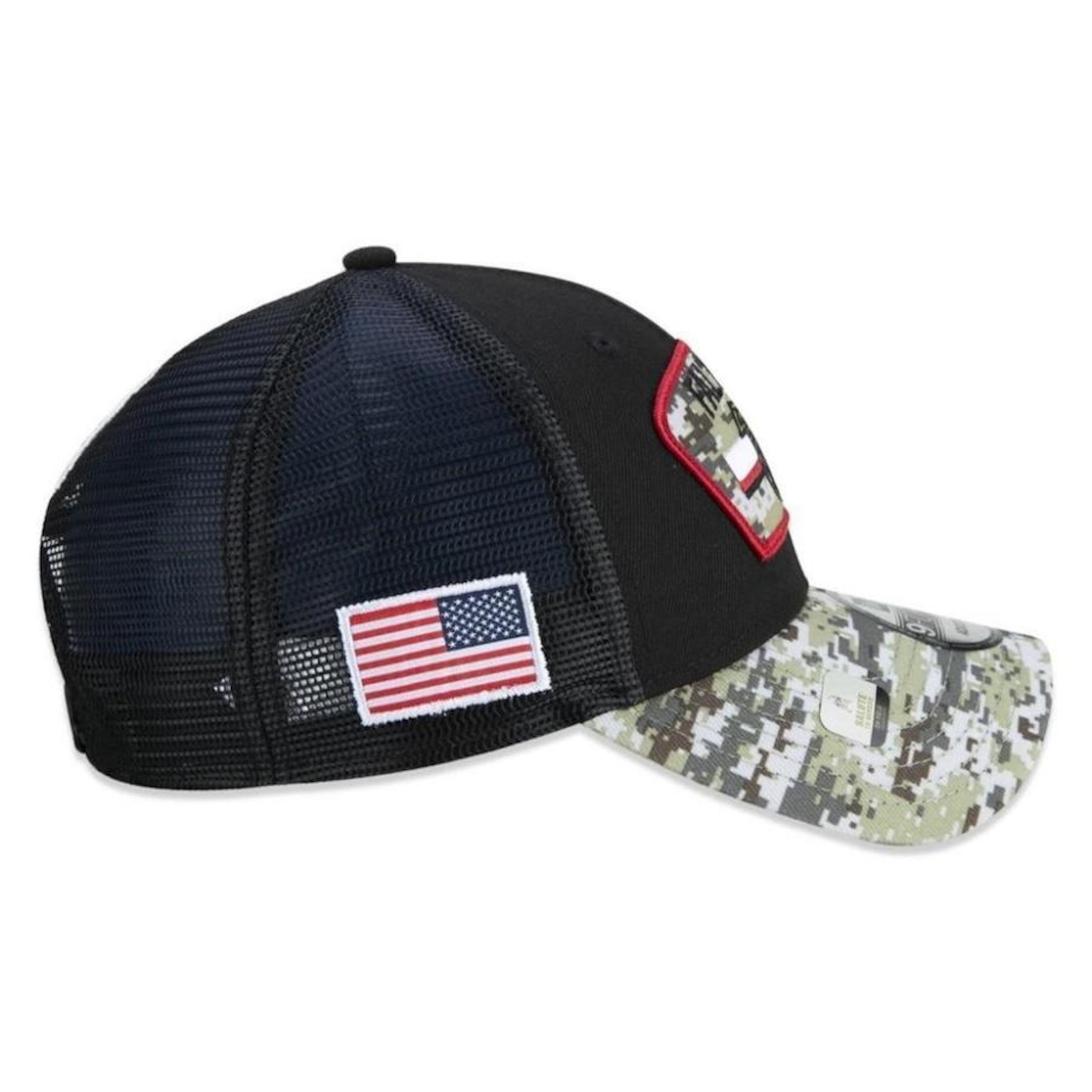 Boné Aba Curva New Era Atlanta Falcons 940 NFL21 Salute to Service - Snapback - Adulto - Foto 5