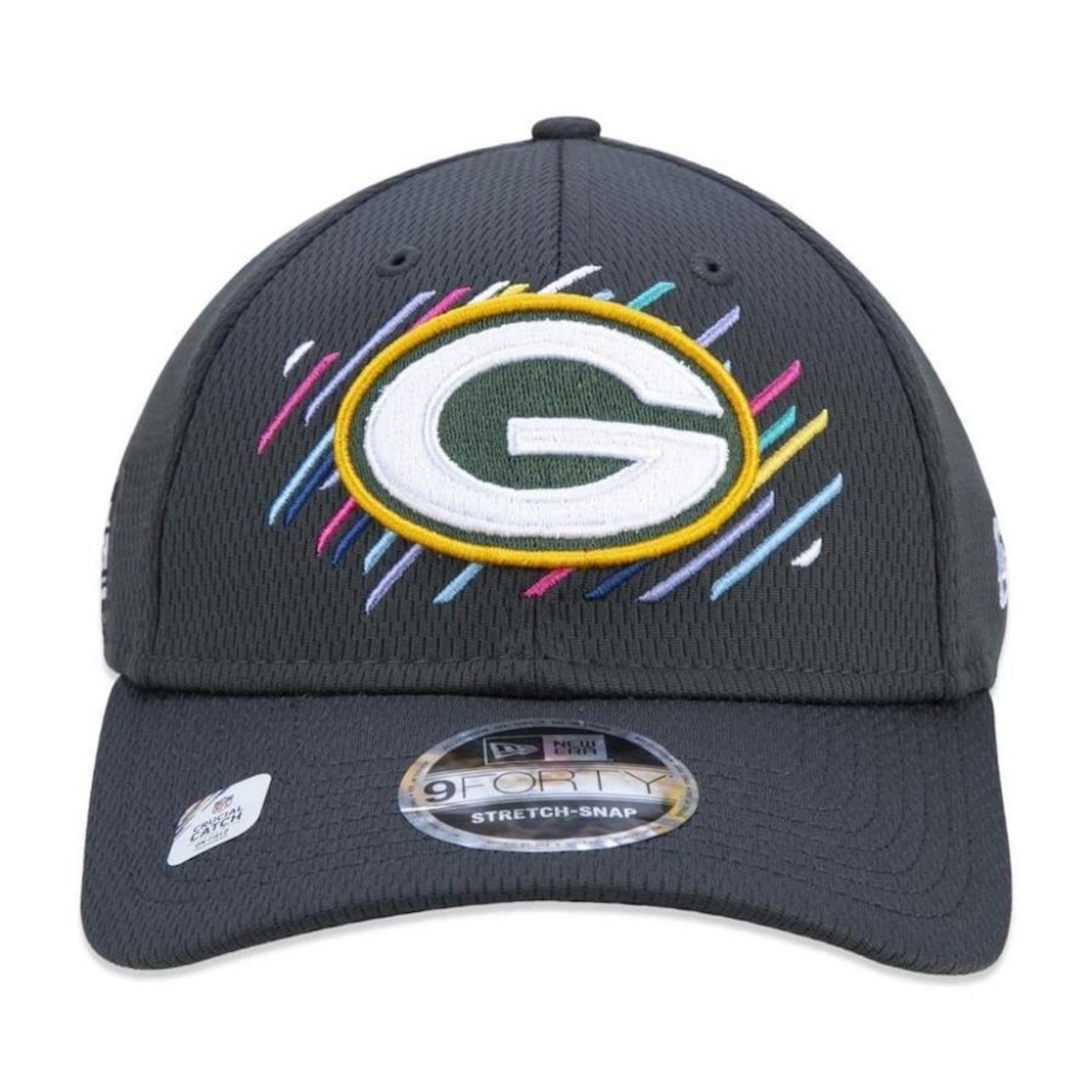 Boné Aba Curva New Era Green Bay Packers 940 Crucial Outubro - Snapback - Adulto - Foto 3