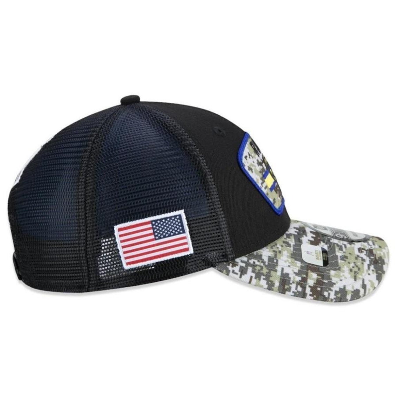 Boné Aba Curva New Era Los Angeles Rams 940 NFL21 Salute to Service - Snapback - Adulto - Foto 4