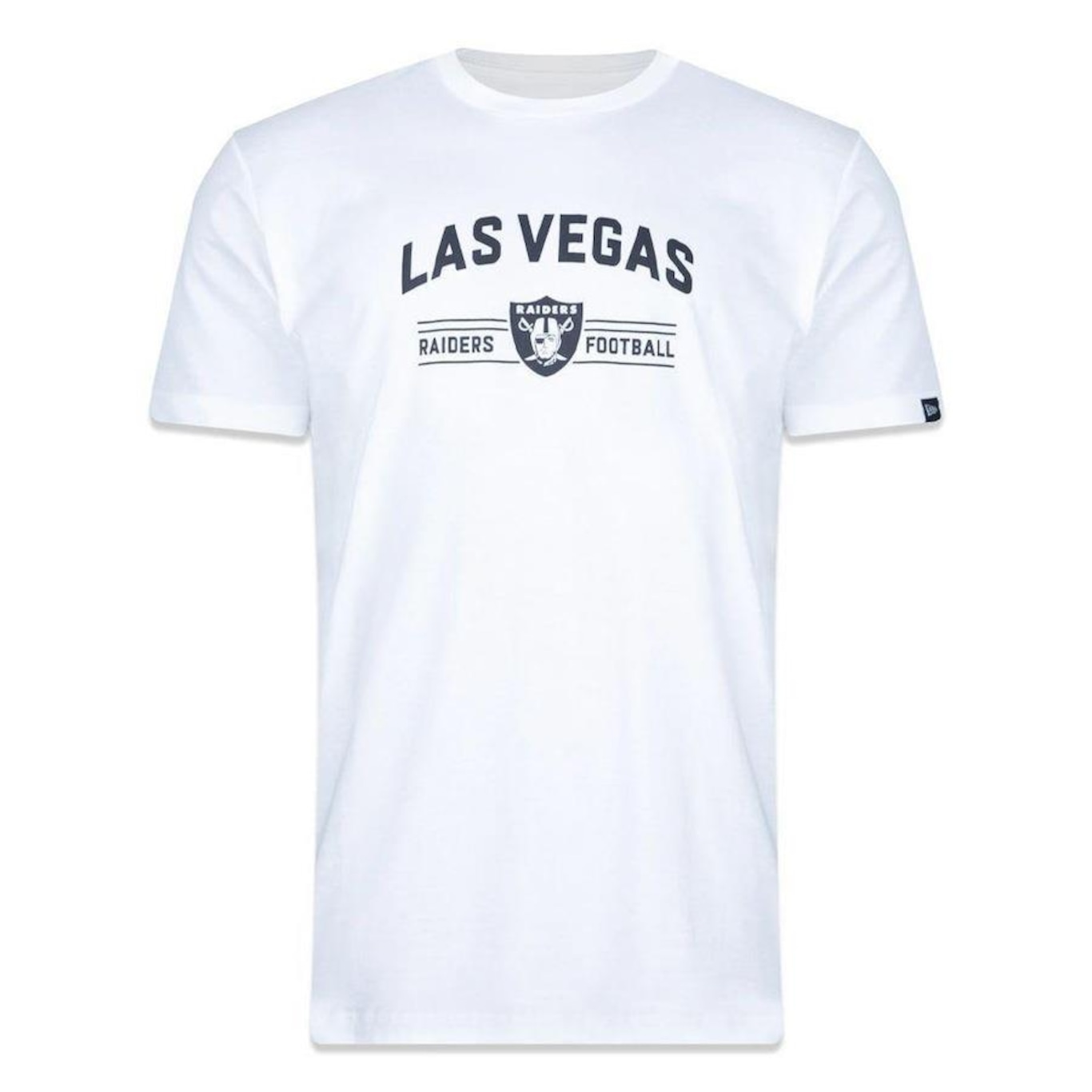 Camiseta New Era NFL Las Vegas Raiders Core College - Feminina - Foto 1