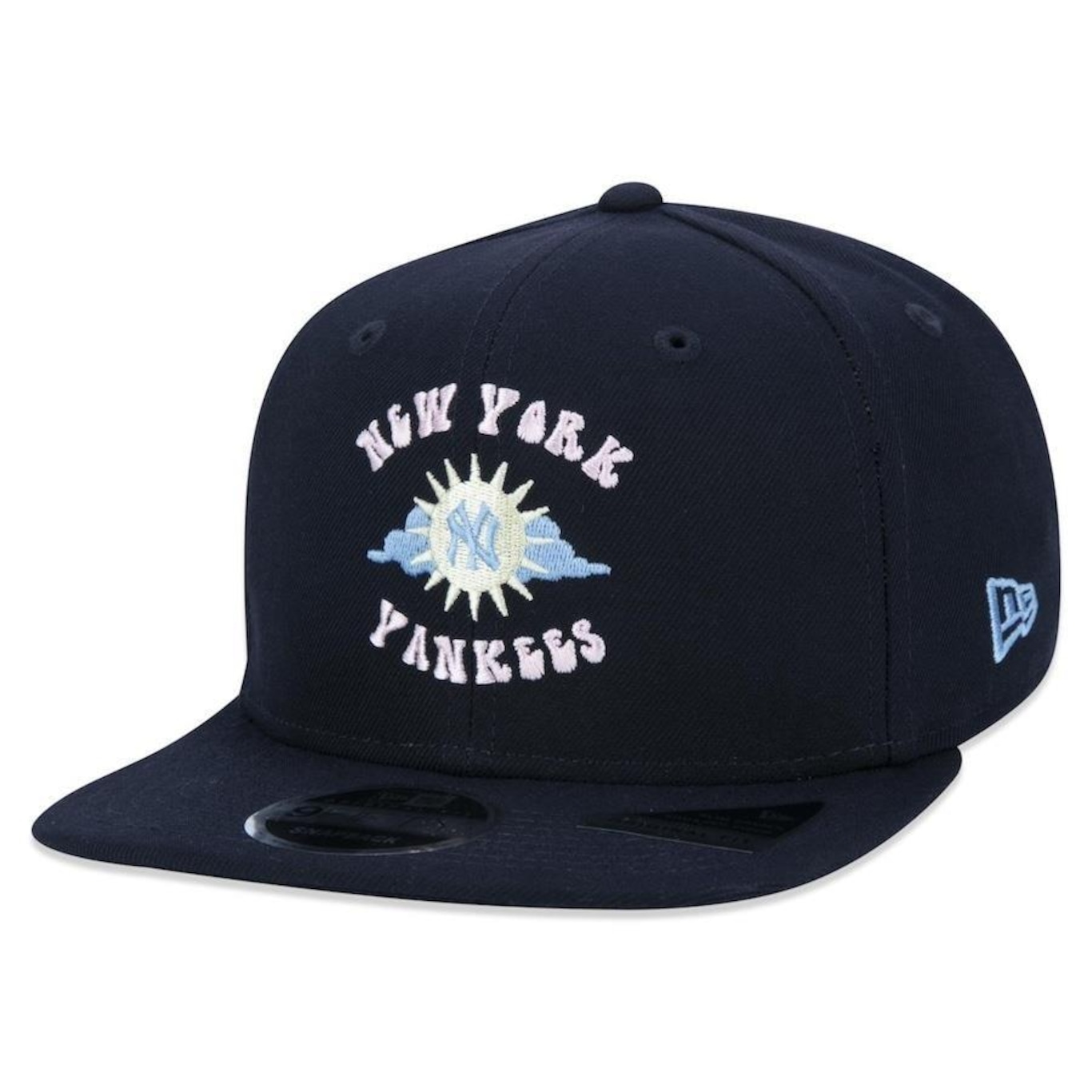 Boné Aba Reta New Era 9fifty Original Fit MLB New York Yankees Retro Soundtrack - Snapback - Adulto - Foto 1