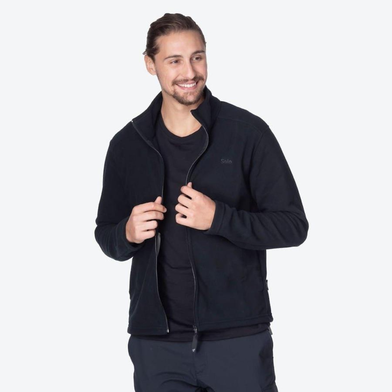 Jaqueta sem Capuz Solo Microfleece Warm - Masculina - Foto 3