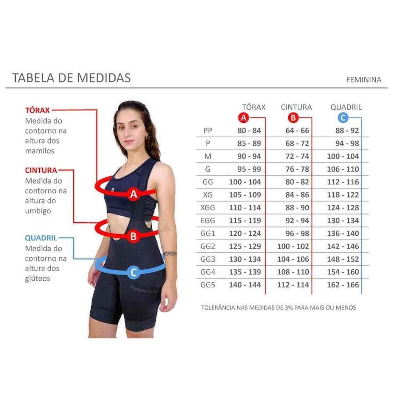 Bretelle Ciclismo Furbo Montova com Bolso Blade - Feminino - Foto 4