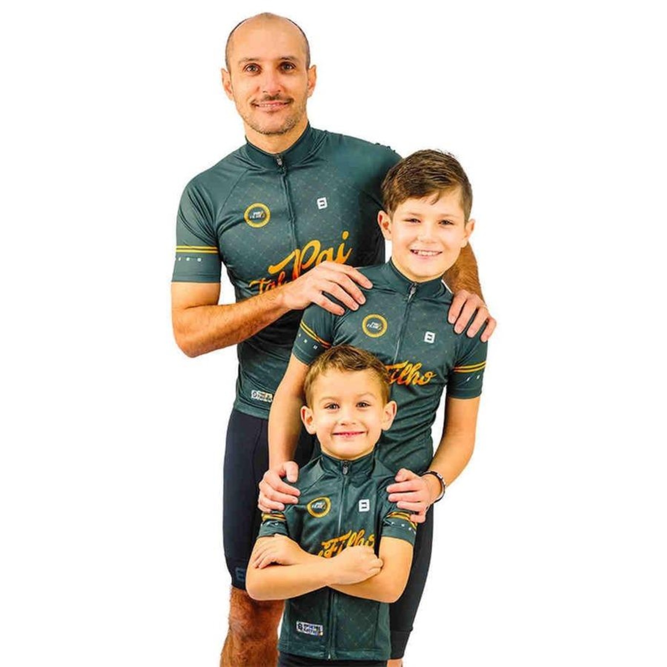 Camisa Ciclismo Furbo com Zíper Pai&Filho Tal Pai - Masculina - Foto 6