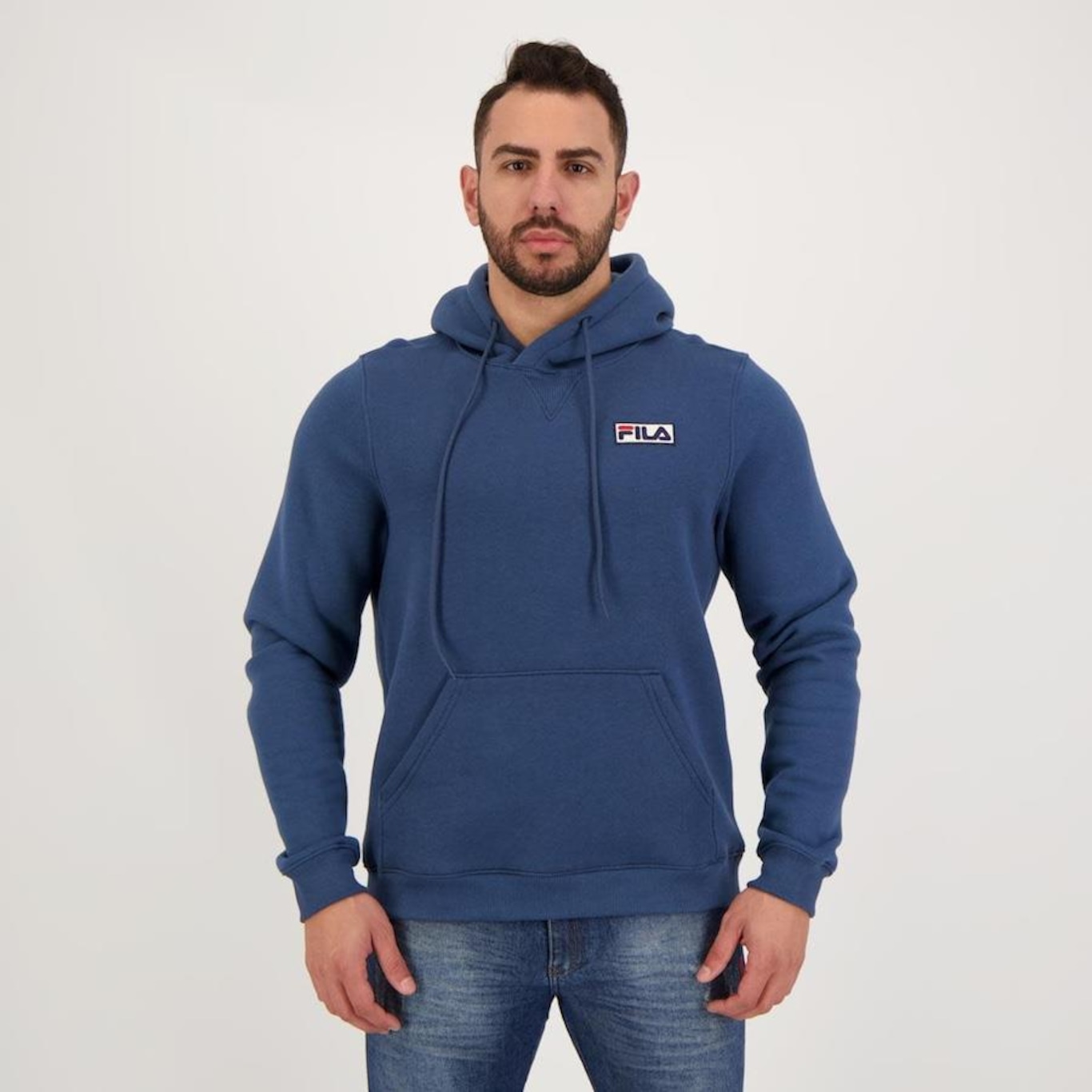 Blusão de Moletom Fila Essencial Winter - Masculino - Foto 1