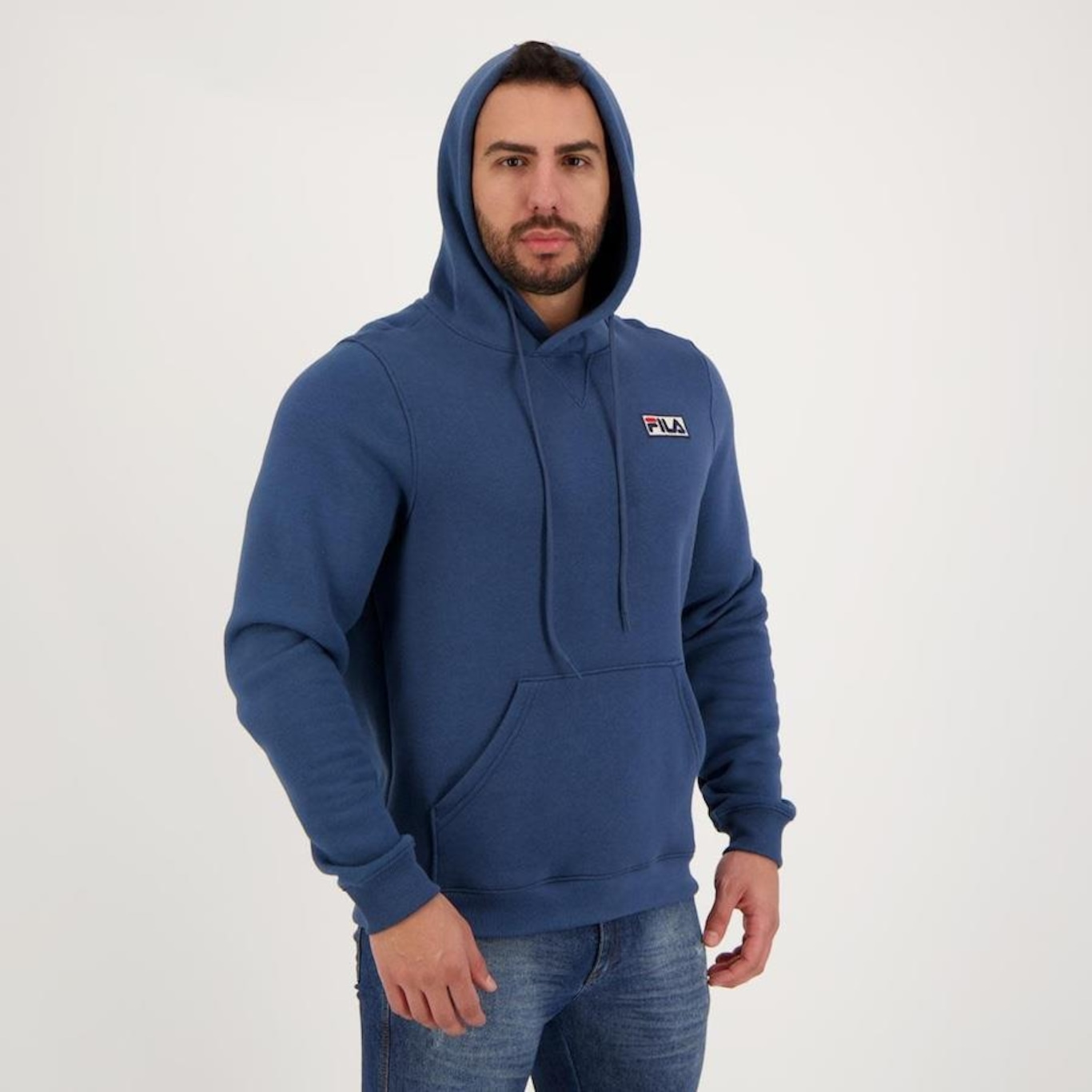 Blusão de Moletom Fila Essencial Winter - Masculino - Foto 2