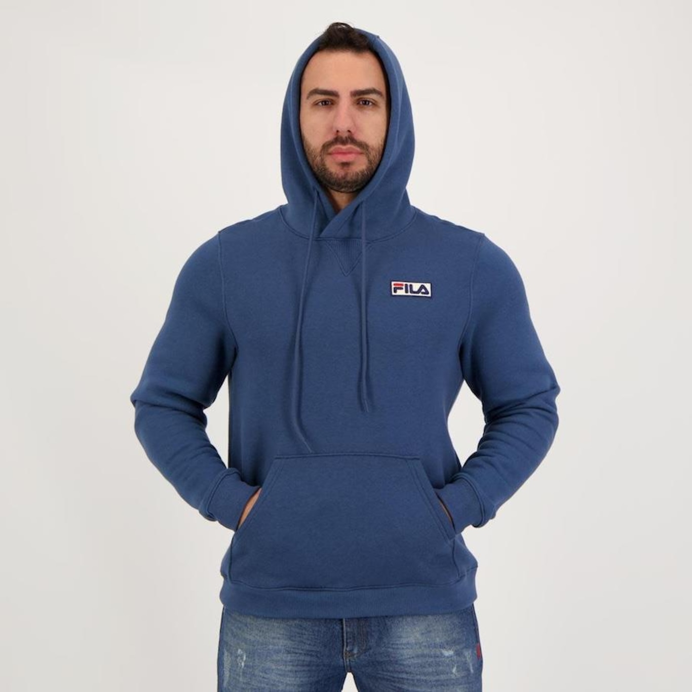 Blusão de Moletom Fila Essencial Winter - Masculino - Foto 5