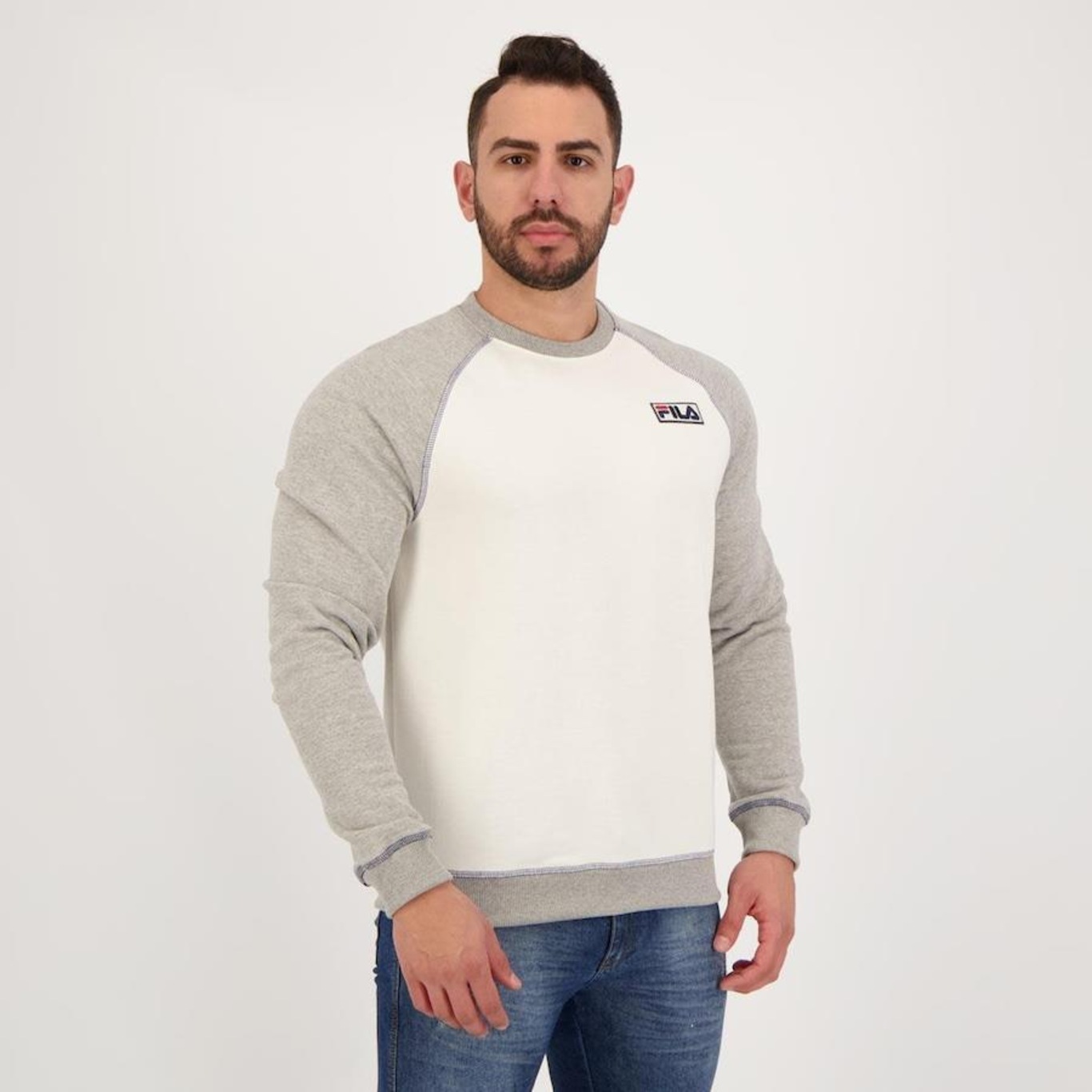 Blusão de Moletom Fila Re Essencial - Masculino - Foto 5