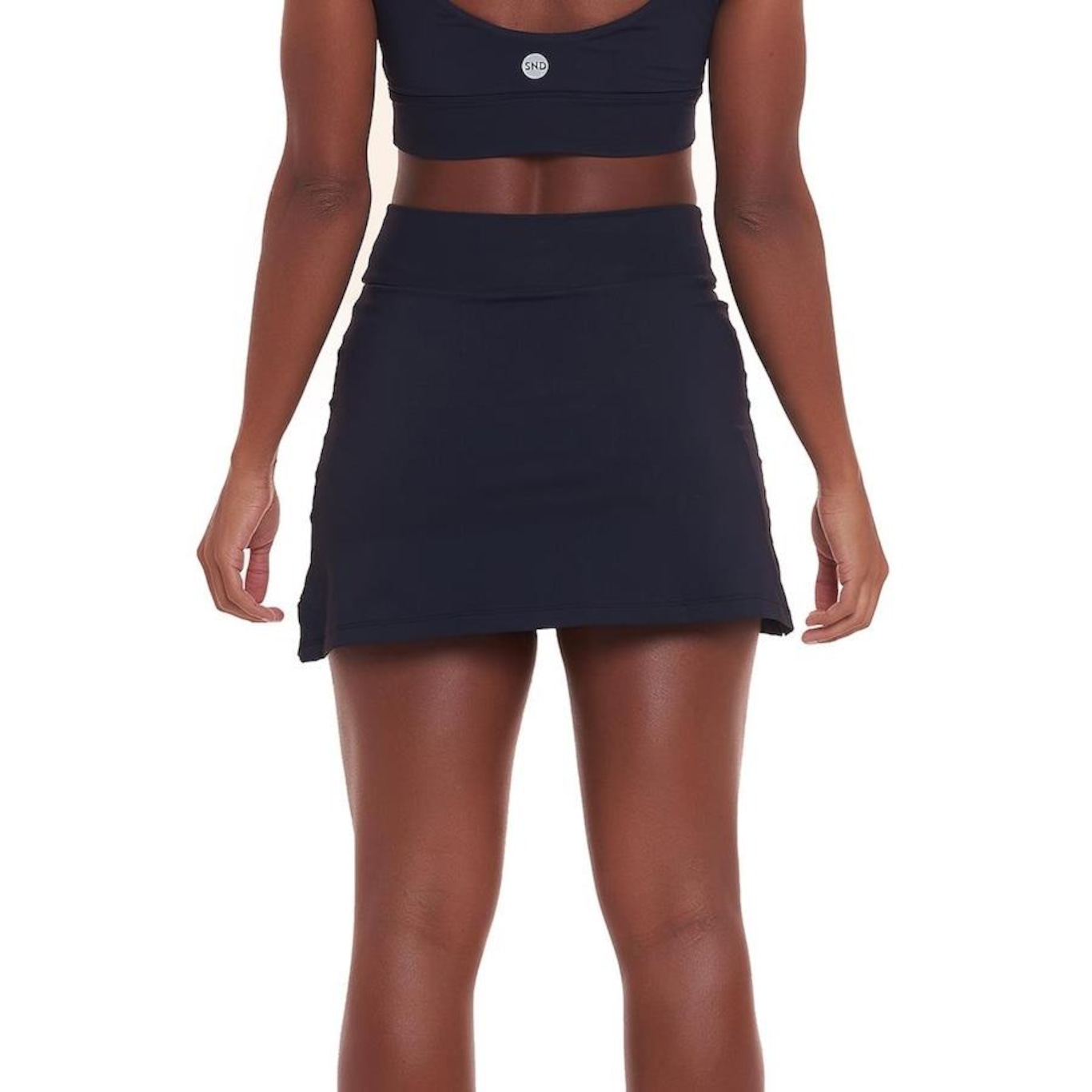 Short Saia Sandy Fitness Basic com Bolso - Feminina - Foto 4