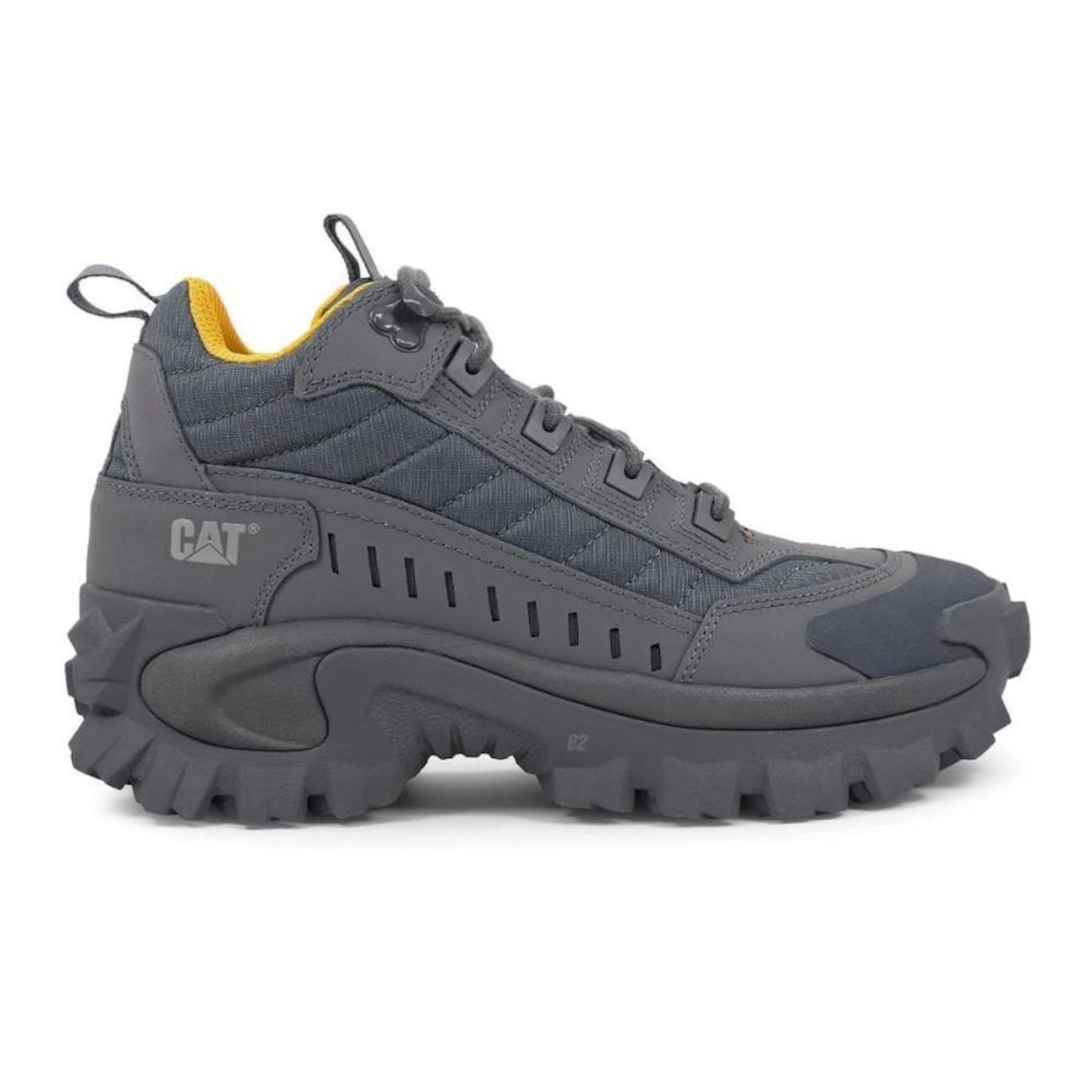 Bota Caterpillar Trespass Galosh WP Masculina - Cinza+Preto