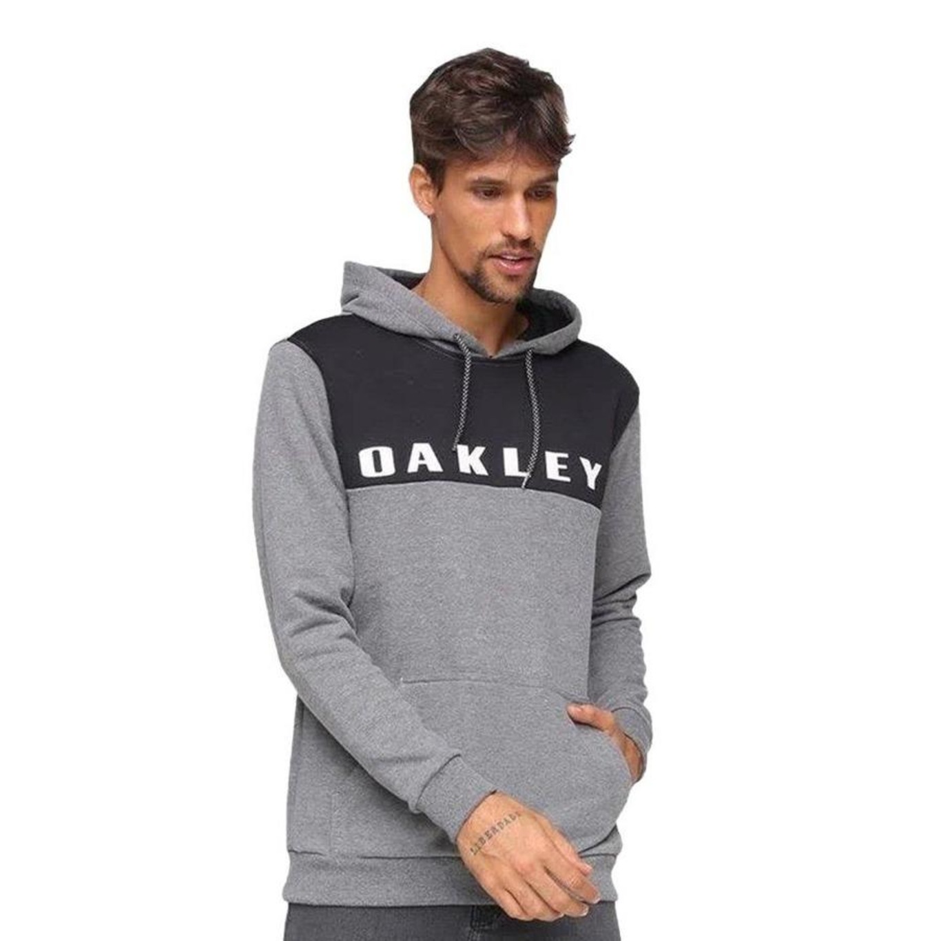 Blusão com Capuz Oakley Sport Pullover - Masculino - Foto 1