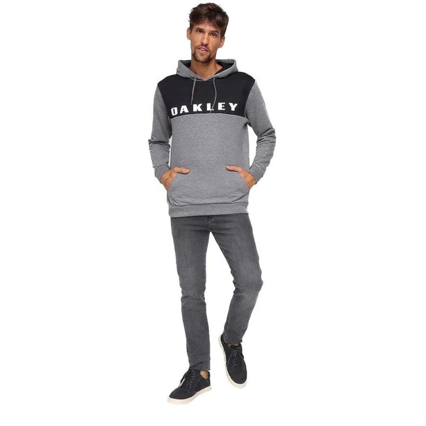 Blusão com Capuz Oakley Sport Pullover - Masculino - Foto 3