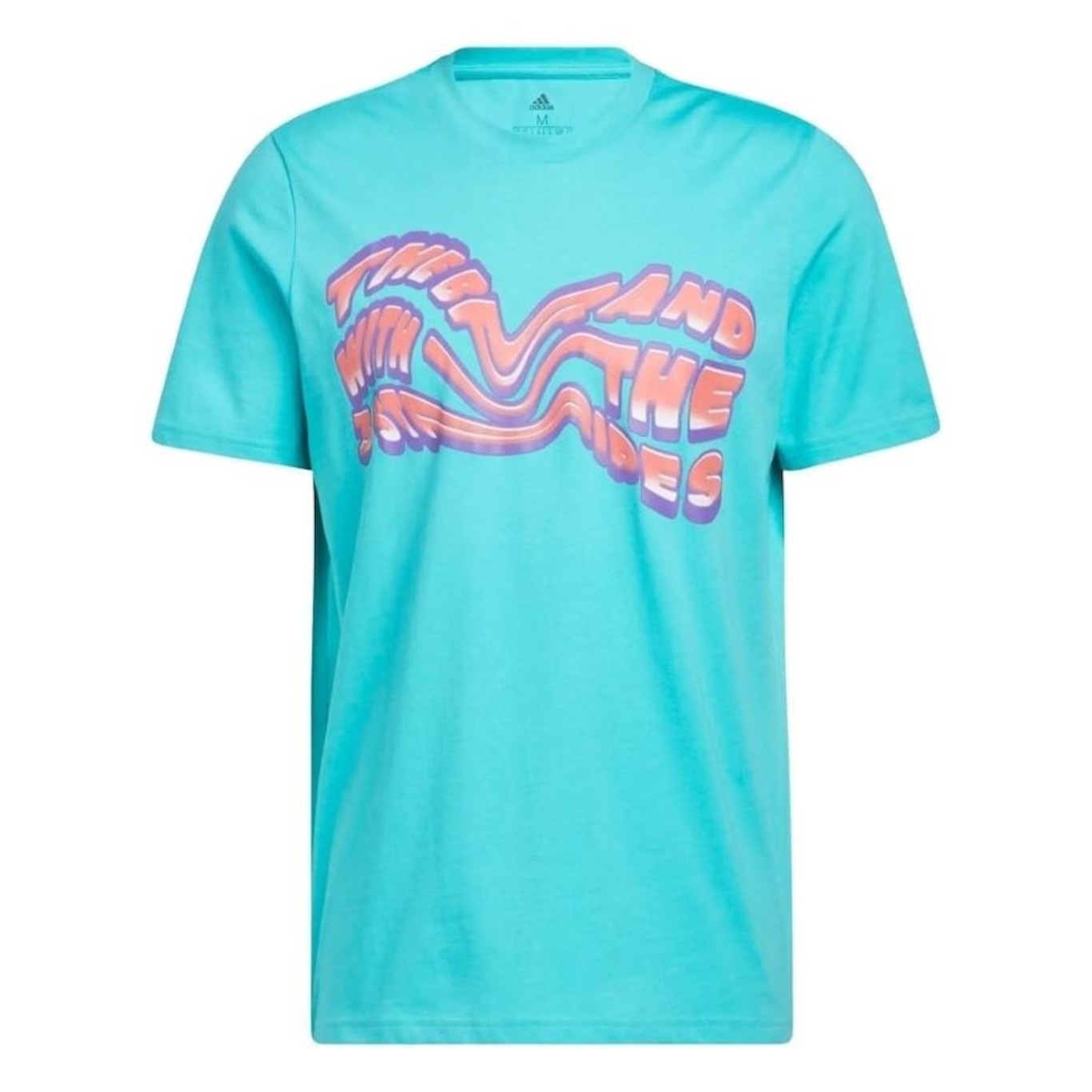 Camiseta adidas Estampada Summer Heat Verbiage - Masculina - Foto 1