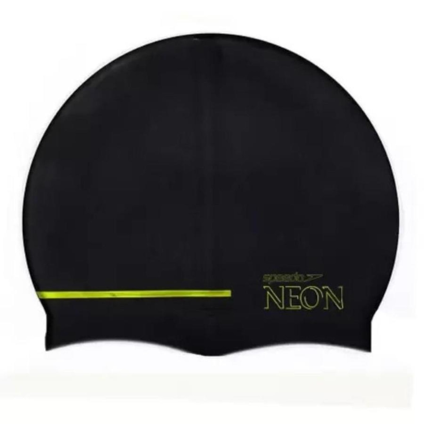 Touca de Natação Speedo Flat Cap Neon - Adulto - Foto 2