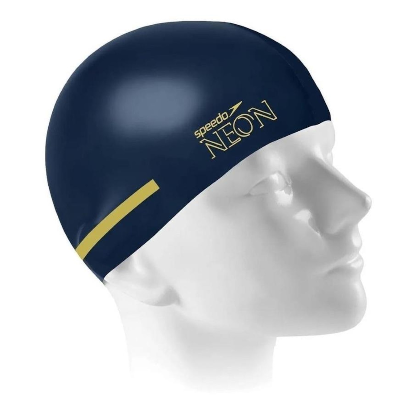 Touca de Natação Speedo Flat Cap Neon - Adulto - Foto 1