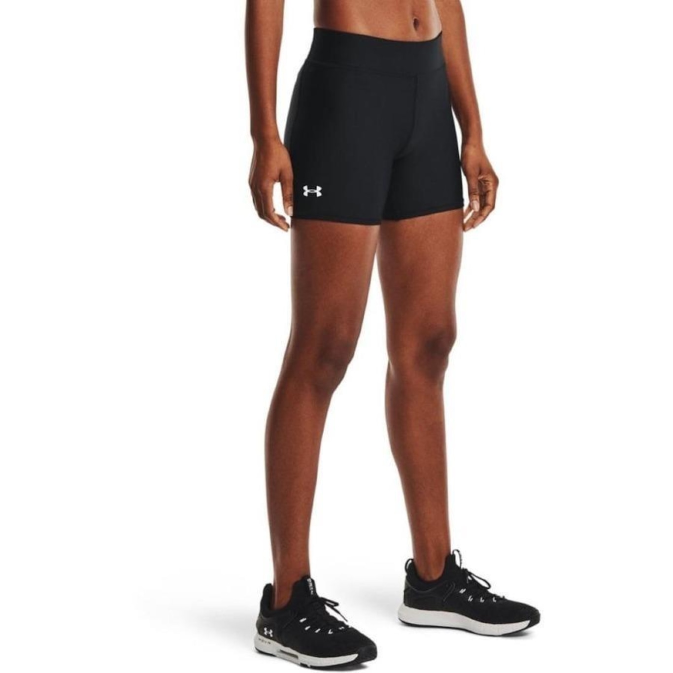 Shorts Under Armour Heat Gear Mid Rise - Feminino - Foto 1