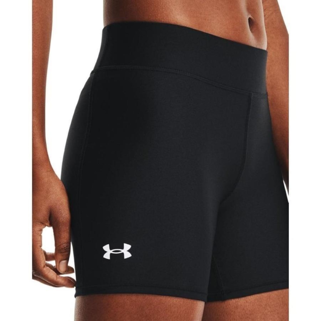 Shorts Under Armour Heat Gear Mid Rise - Feminino - Foto 3