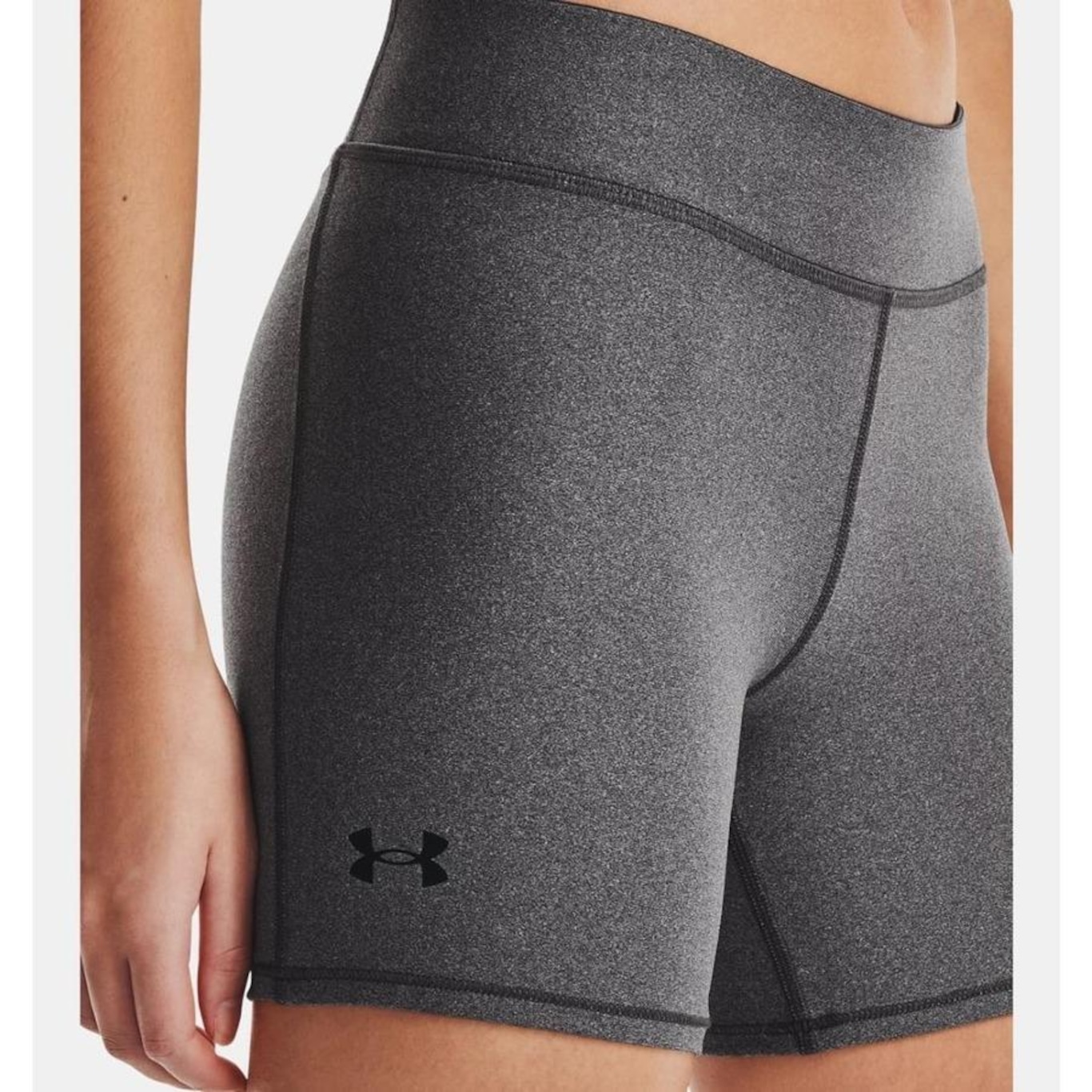 Shorts Under Armour Heat Gear Mid Rise - Feminino - Foto 3