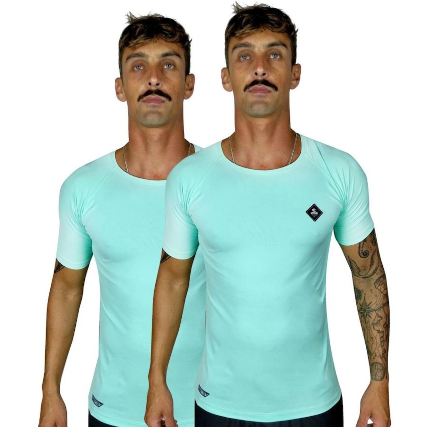 Kit de Camisetas Web Surf Shop com Proteção UV FPU50+ Diamond - Masculina - Foto 1