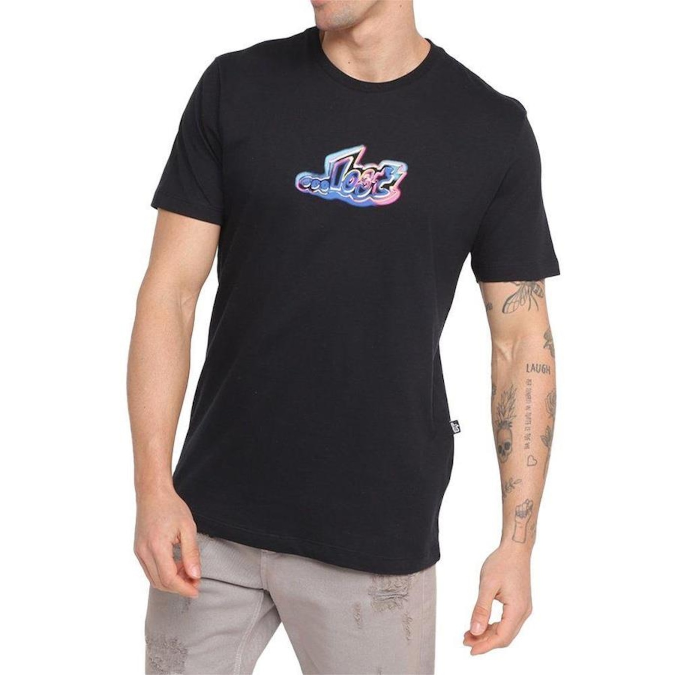 Camiseta Lost 3D Colors - Masculina - Foto 1