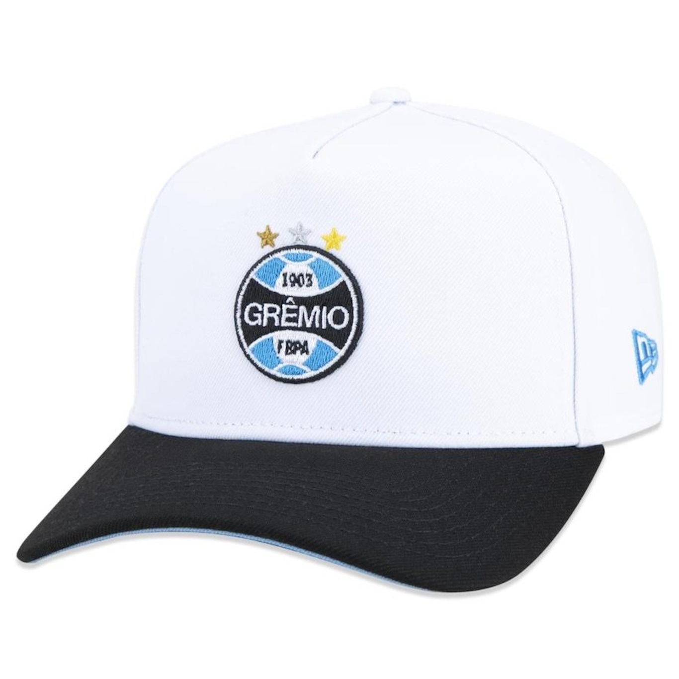 Bone Aba Curva New Era 9Forty A-Frame Futebol Gremio - Snapback - Adulto - Foto 1